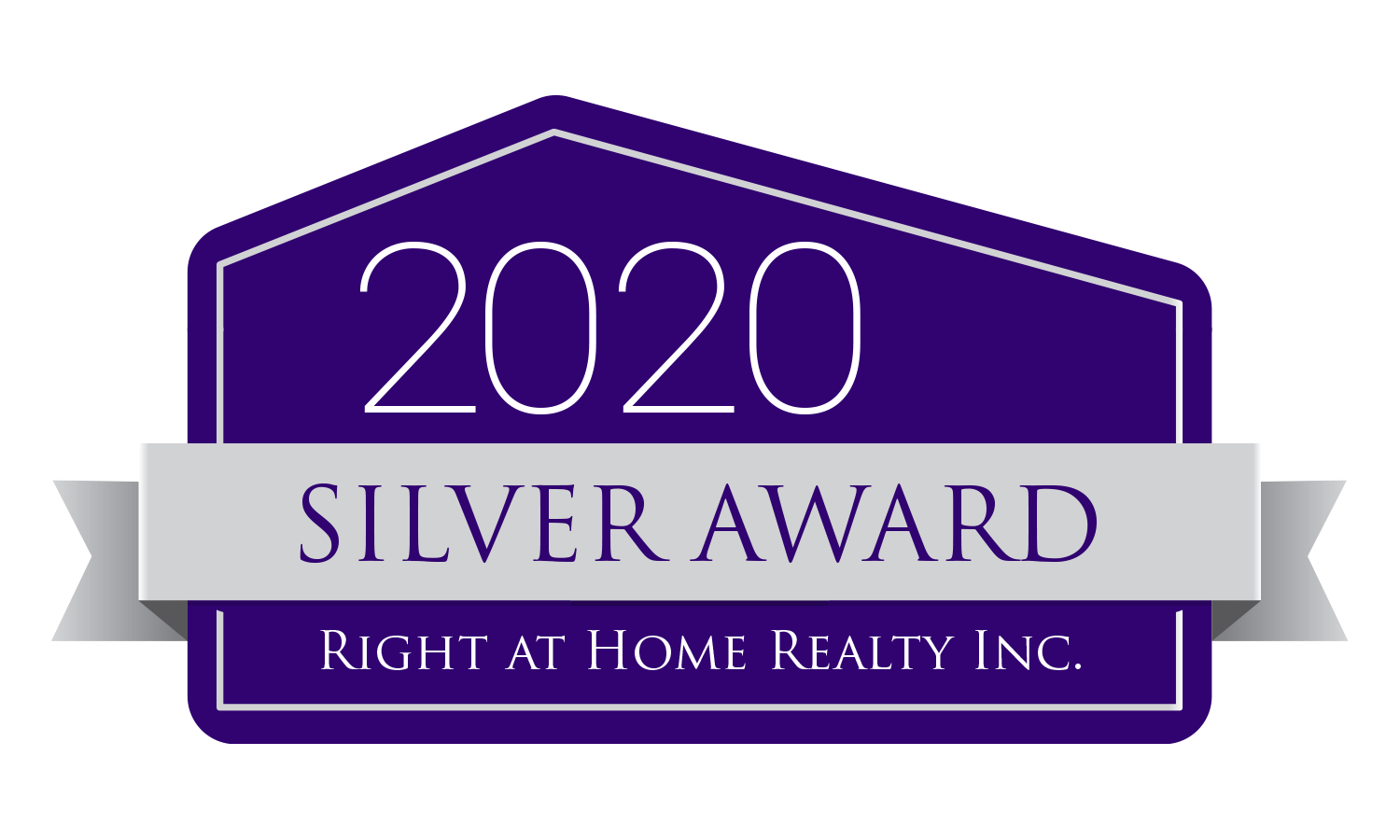 2020 Silver Award, Right at Home Realty Inc.