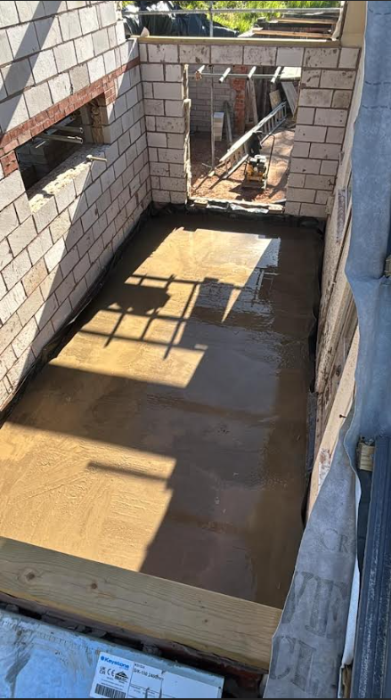 Concrete Pad Foundation - After