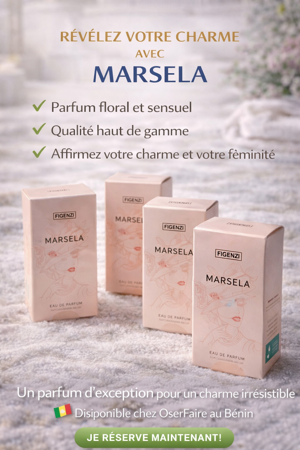 Parfum MARSELA Floral et Sensuel