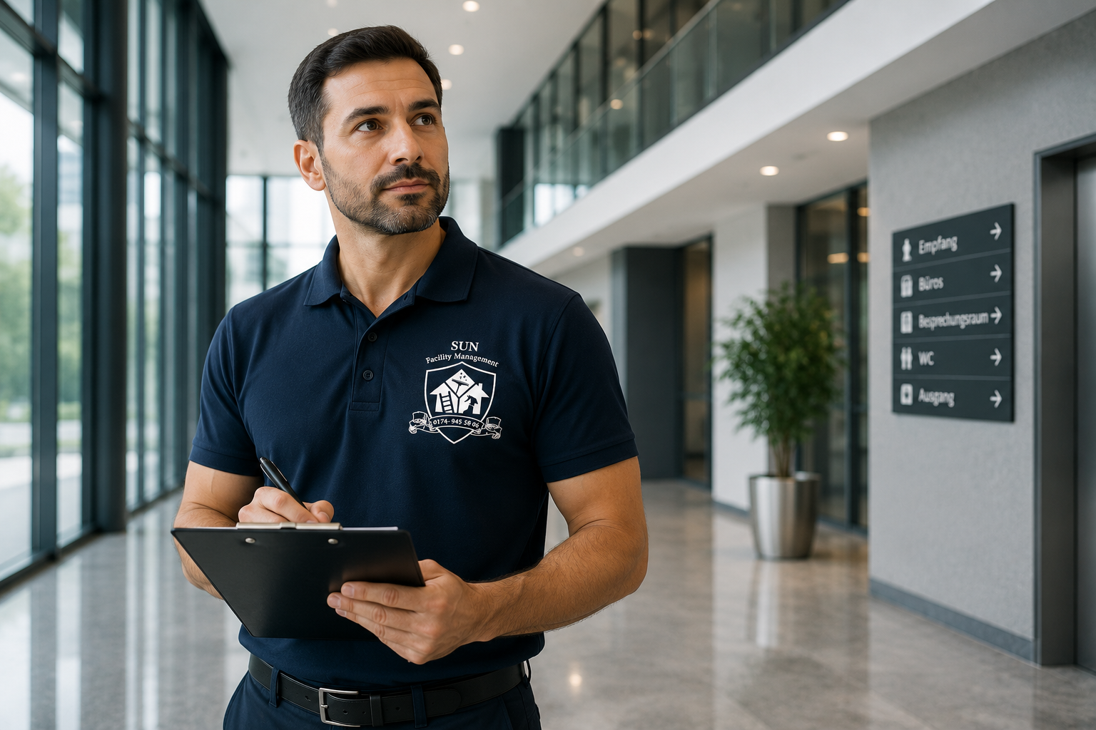 Professionelles Gebäudemanagement - Reinigung