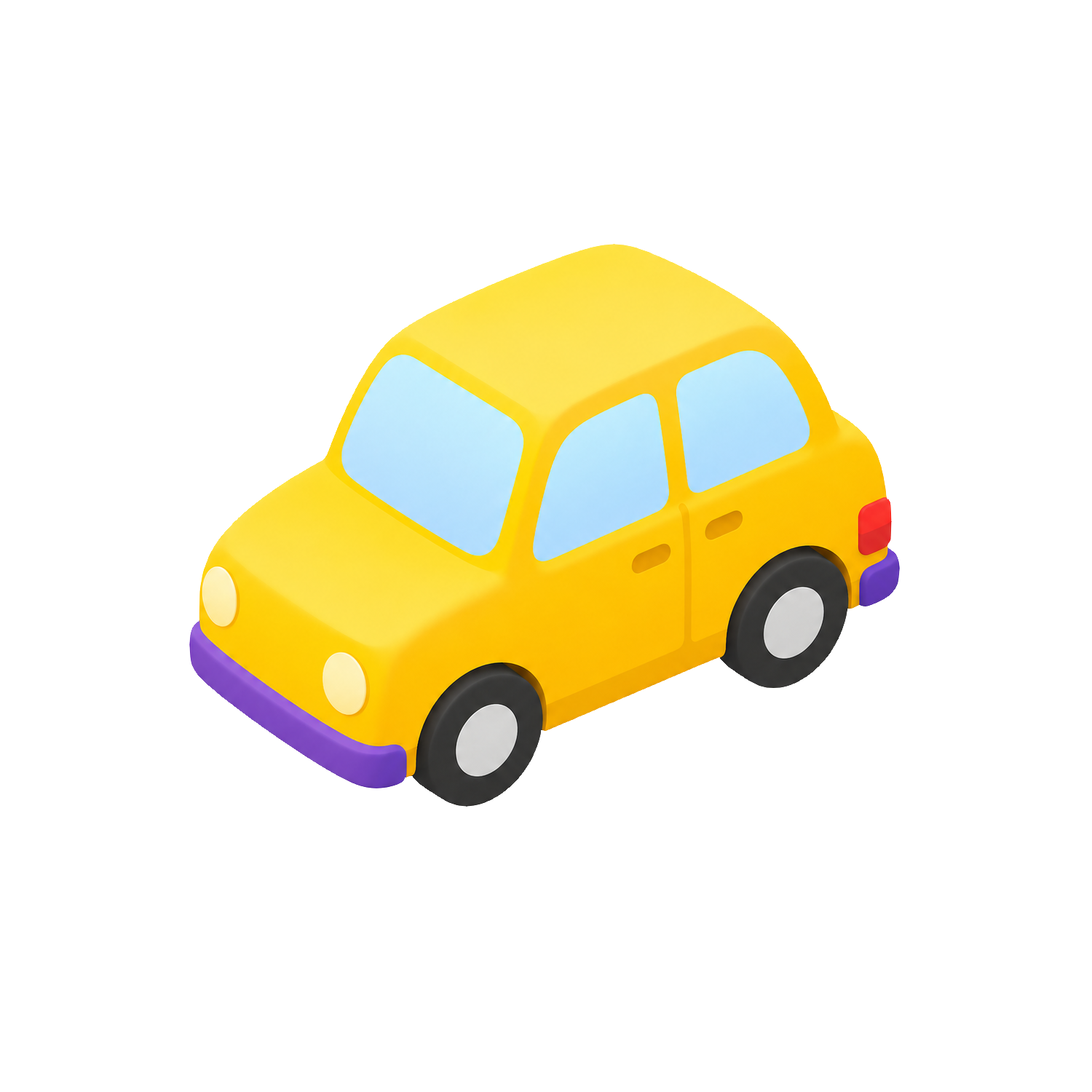 Yellow car