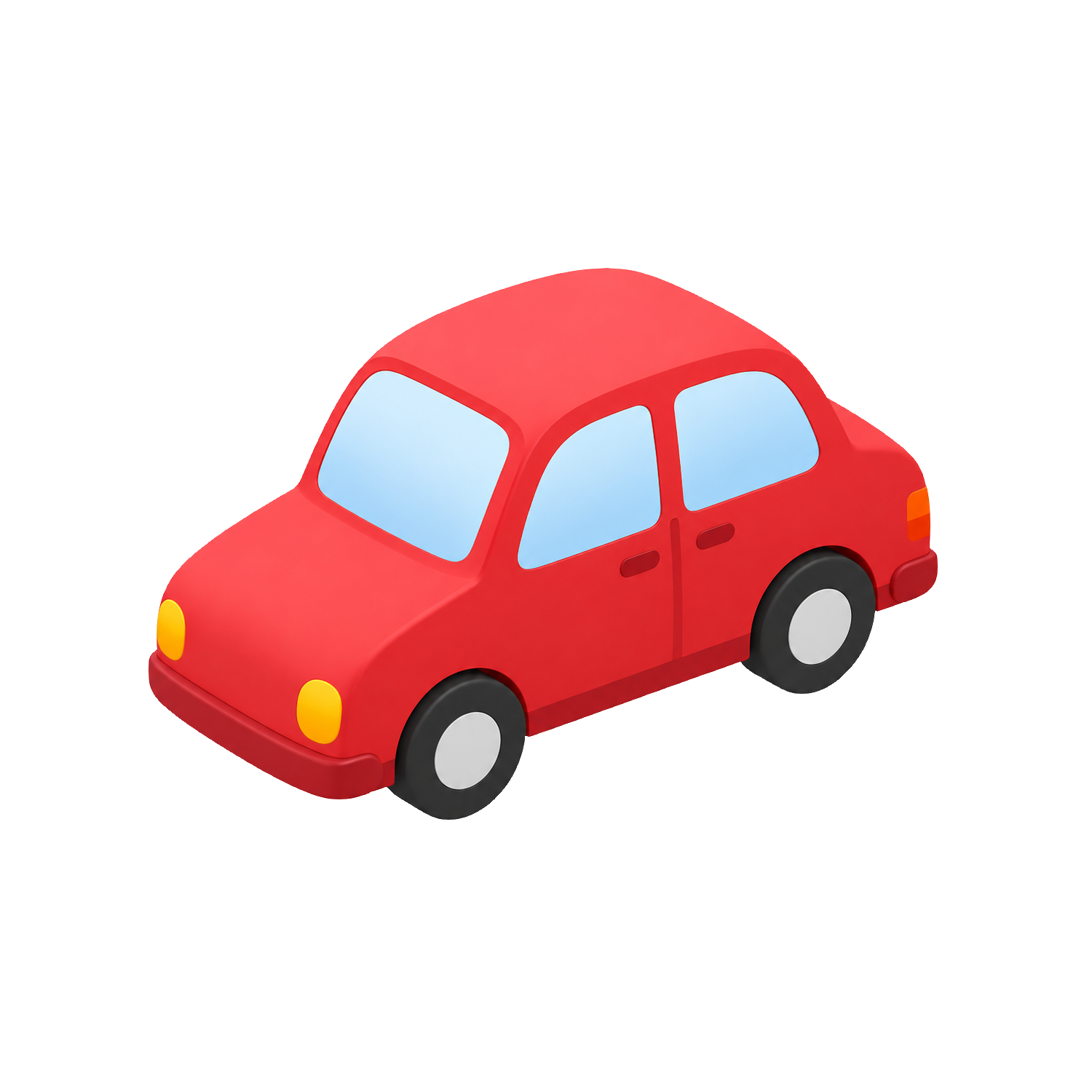 Red car