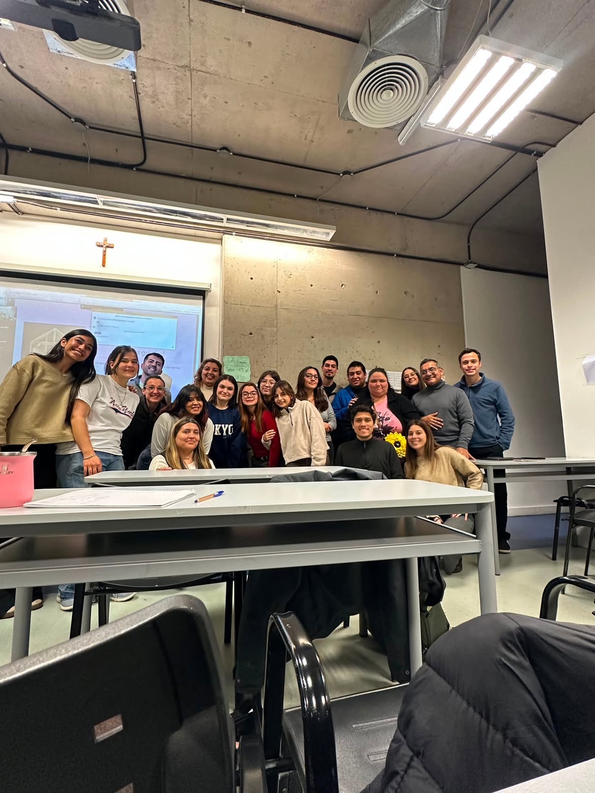 Encuentro de formación UCA - Grupo de estudiantes y docentes