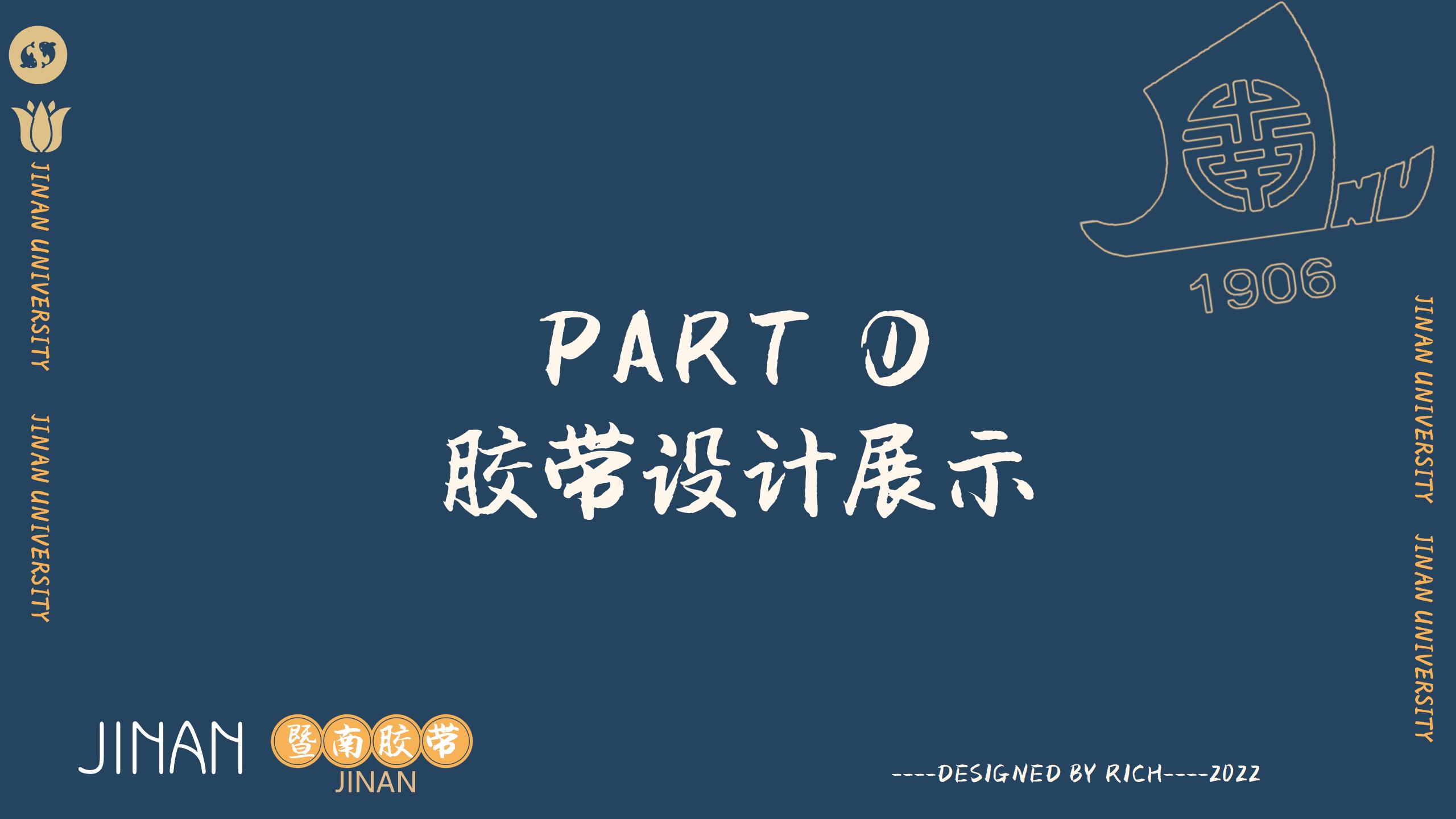 PART 01 胶带设计展示