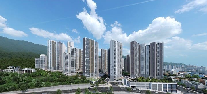 김해 안동 에피트 단지 전경 조감도