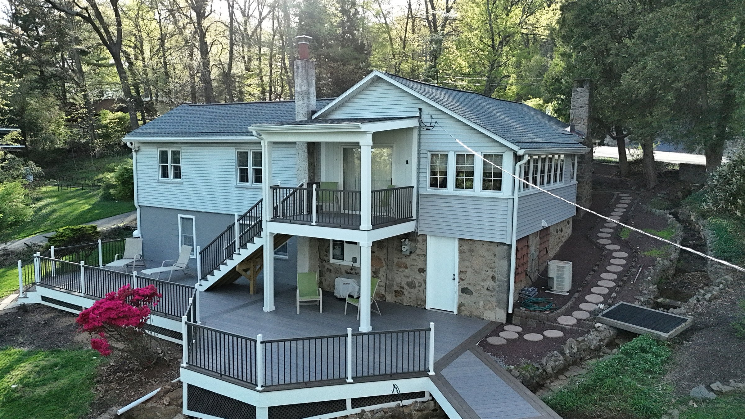 Multi-Level Trex Deck Remodel