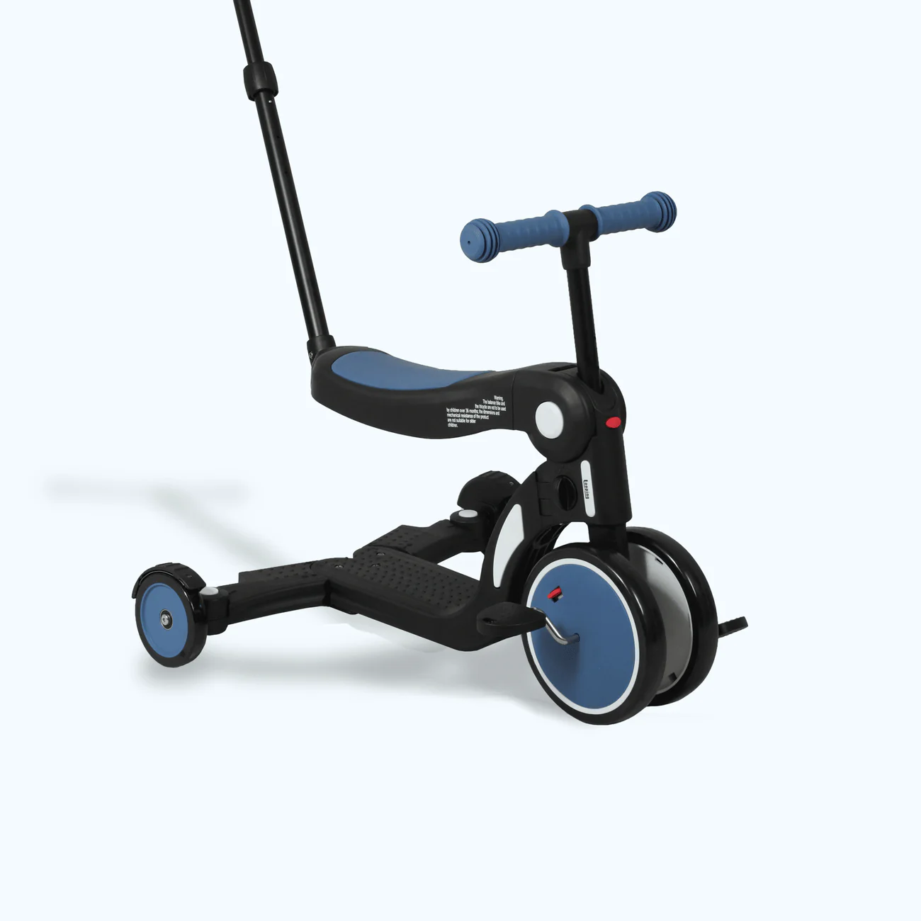 Scootizz 5-en-1 - Draisienne, Tricycle et Trottinette Évolutive avec Barre Directionnelle
