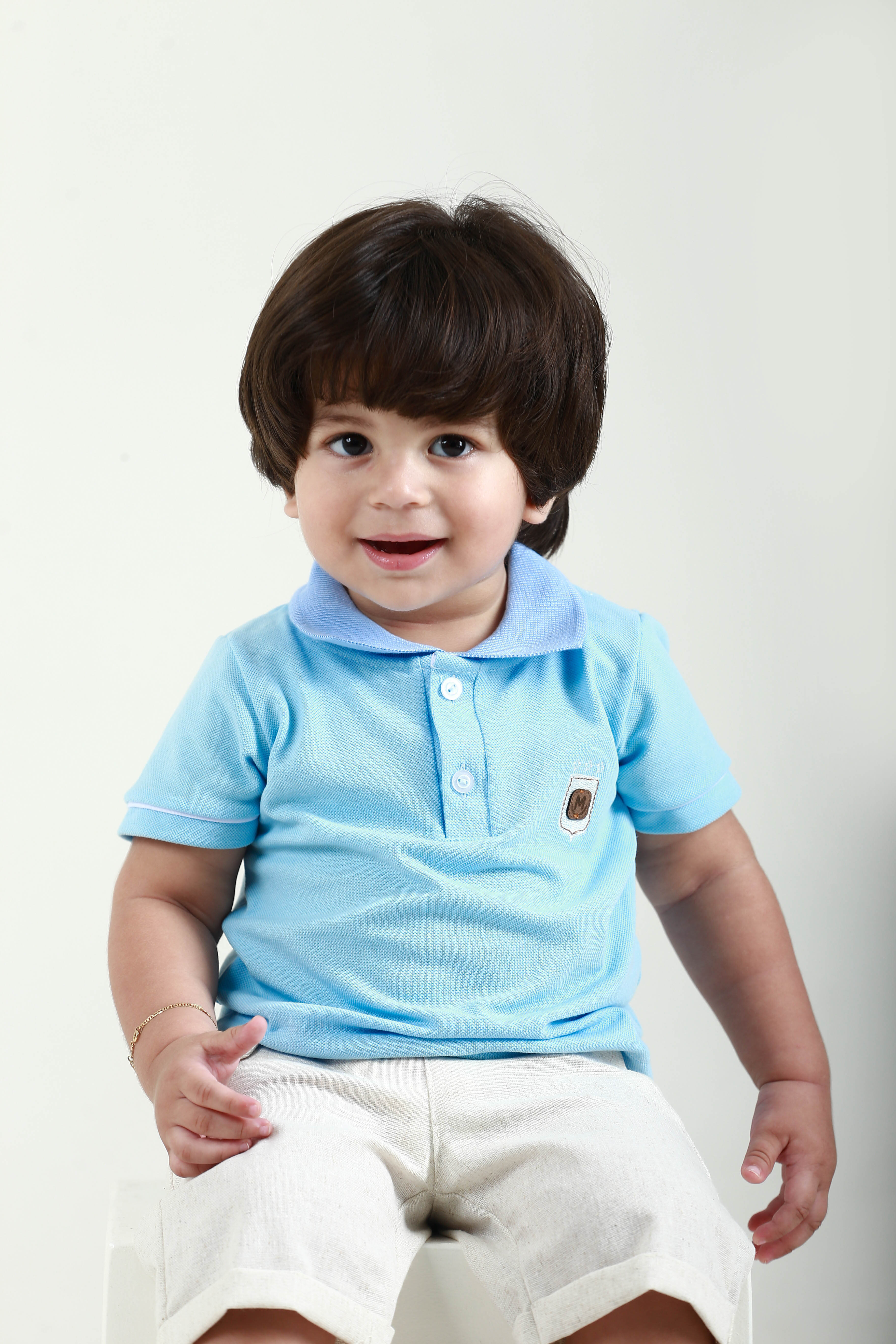 Bebê menino Molecco – polo azul