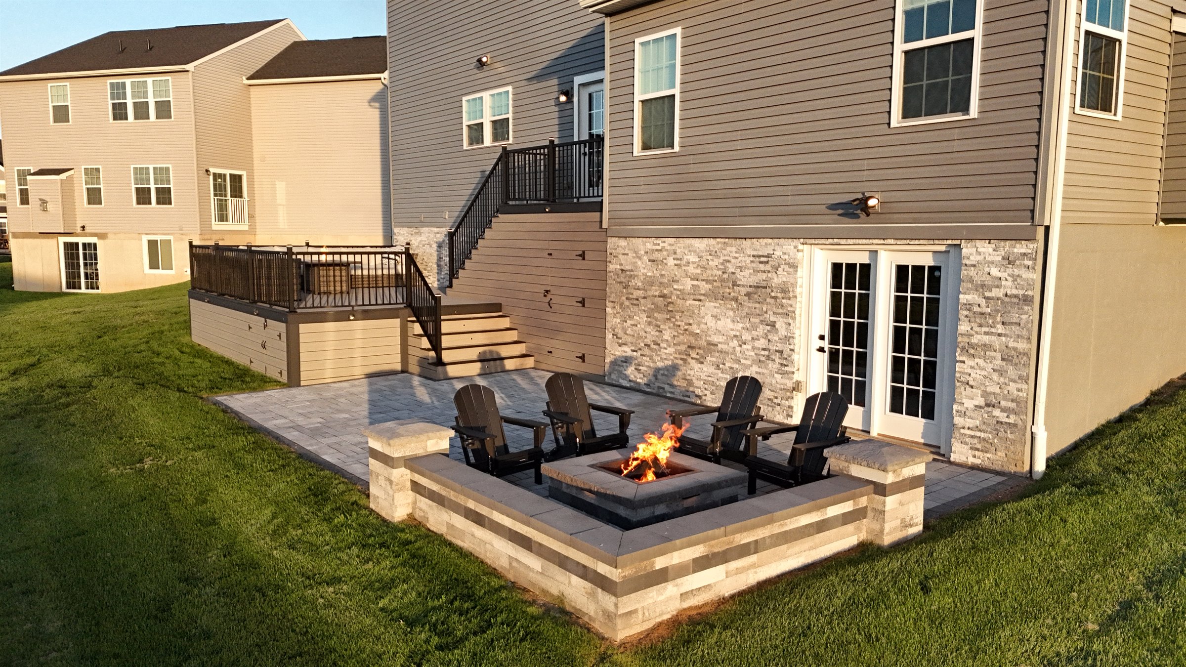 Multi-Level Deck & Patio with Fire Pit - Image 2