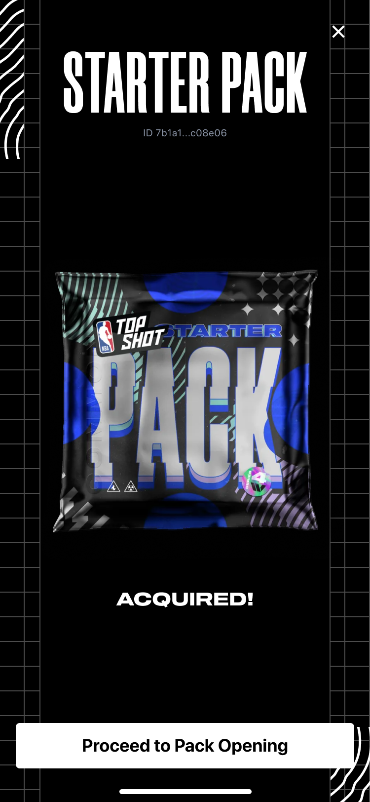 Pack Acquired