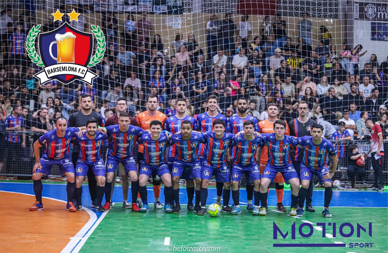 Time Barsemlona FC com uniformes Motion