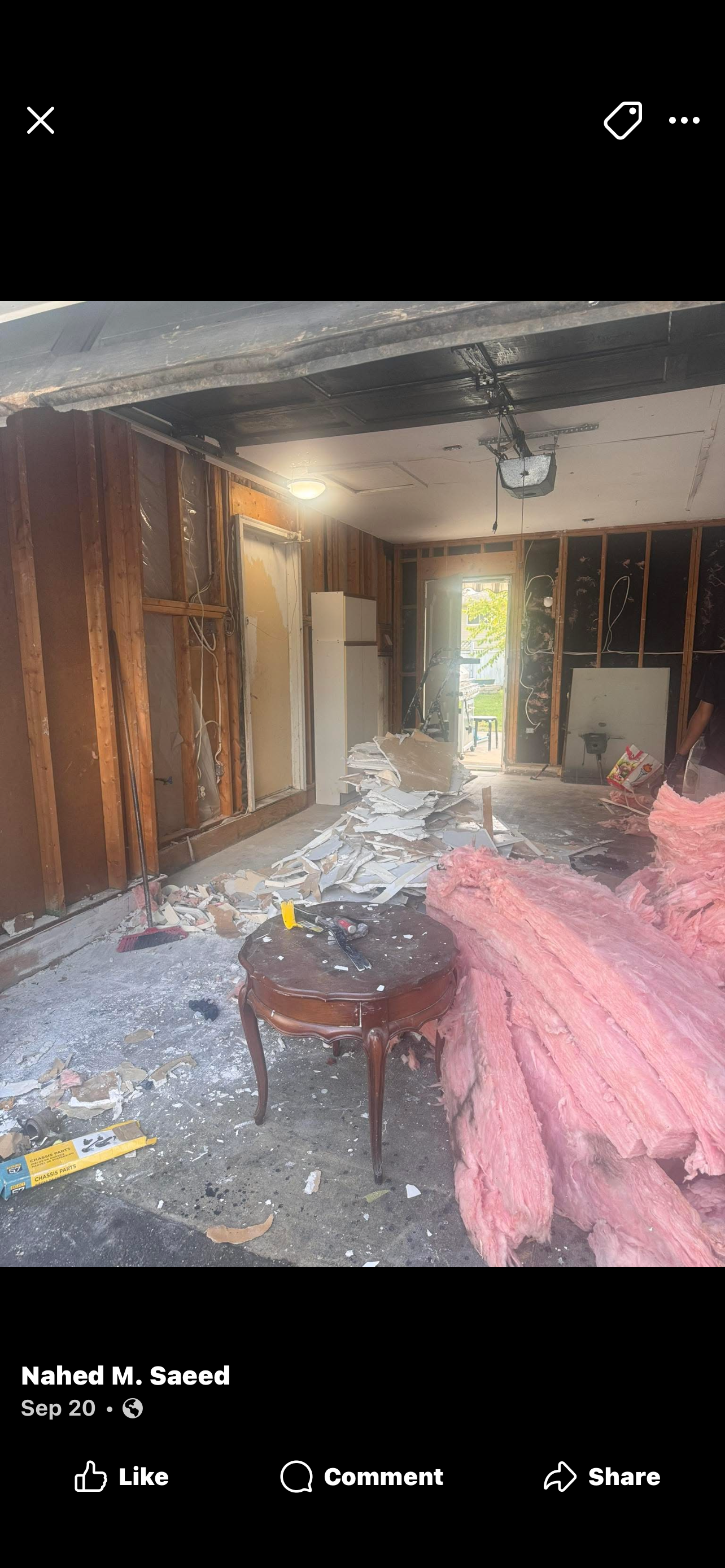 Full Room Renovation before
