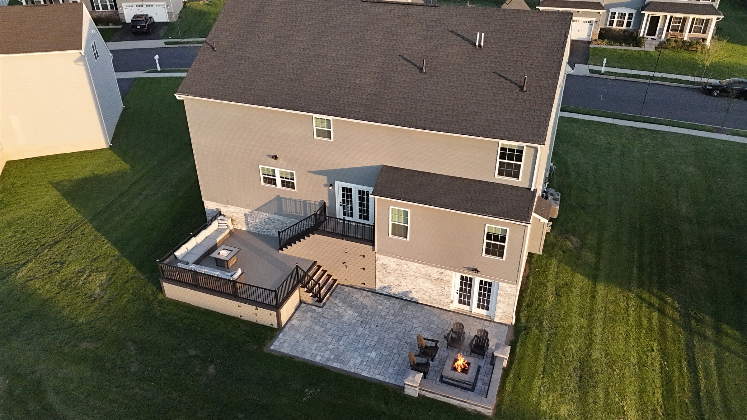 Multi-Level Deck & Patio with Fire Pit - Image 4