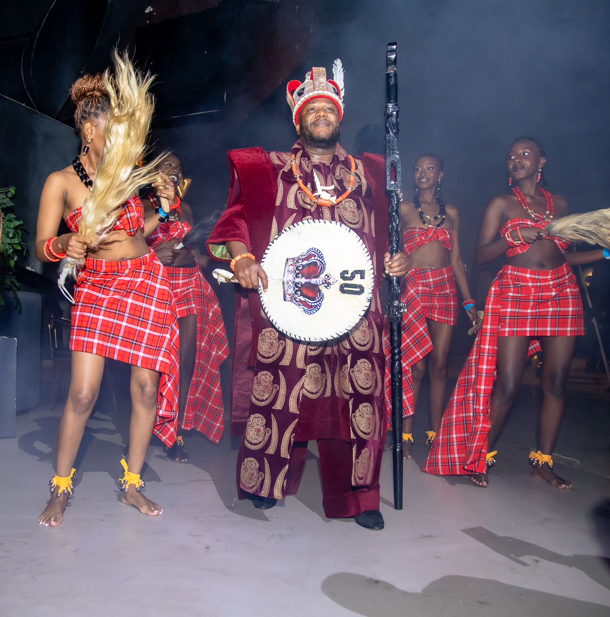 Performance with dancers