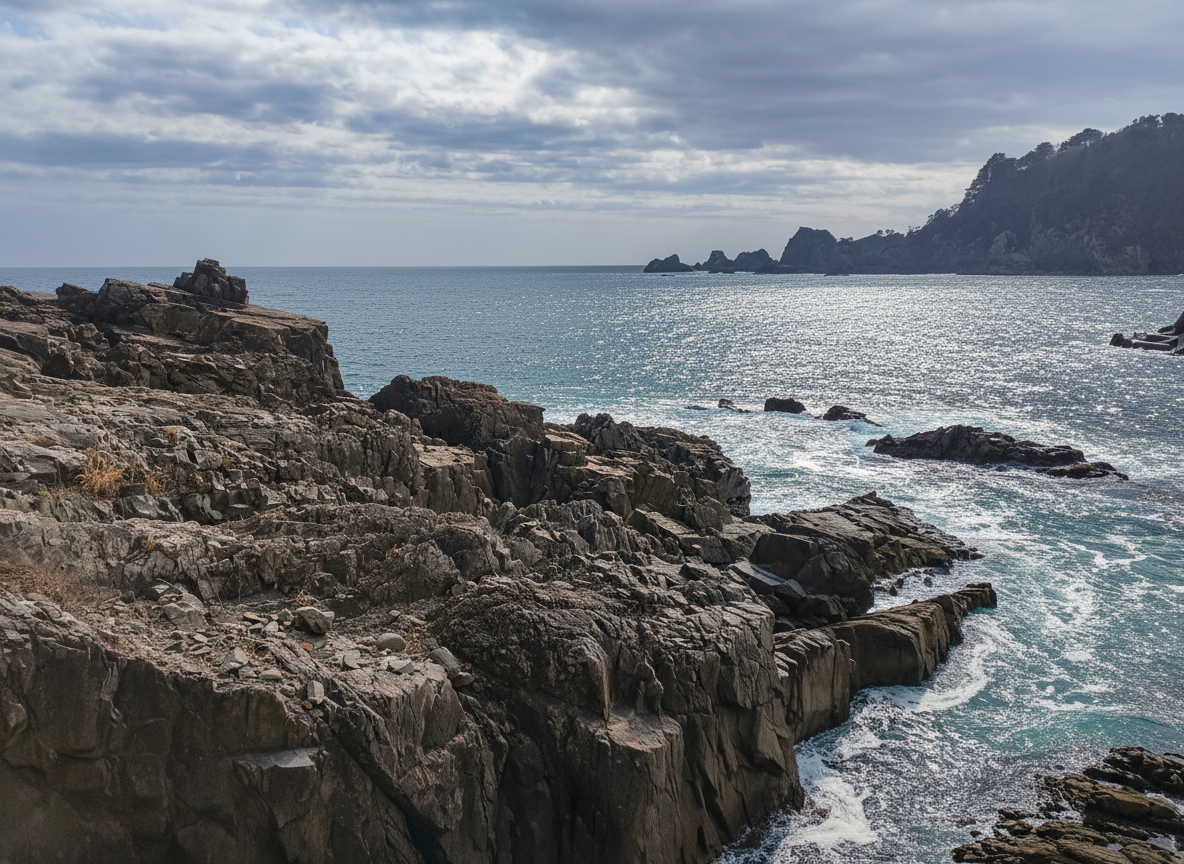 Michinoku Coastal Trail - Dramatic rocky coastline of the Sanriku coast