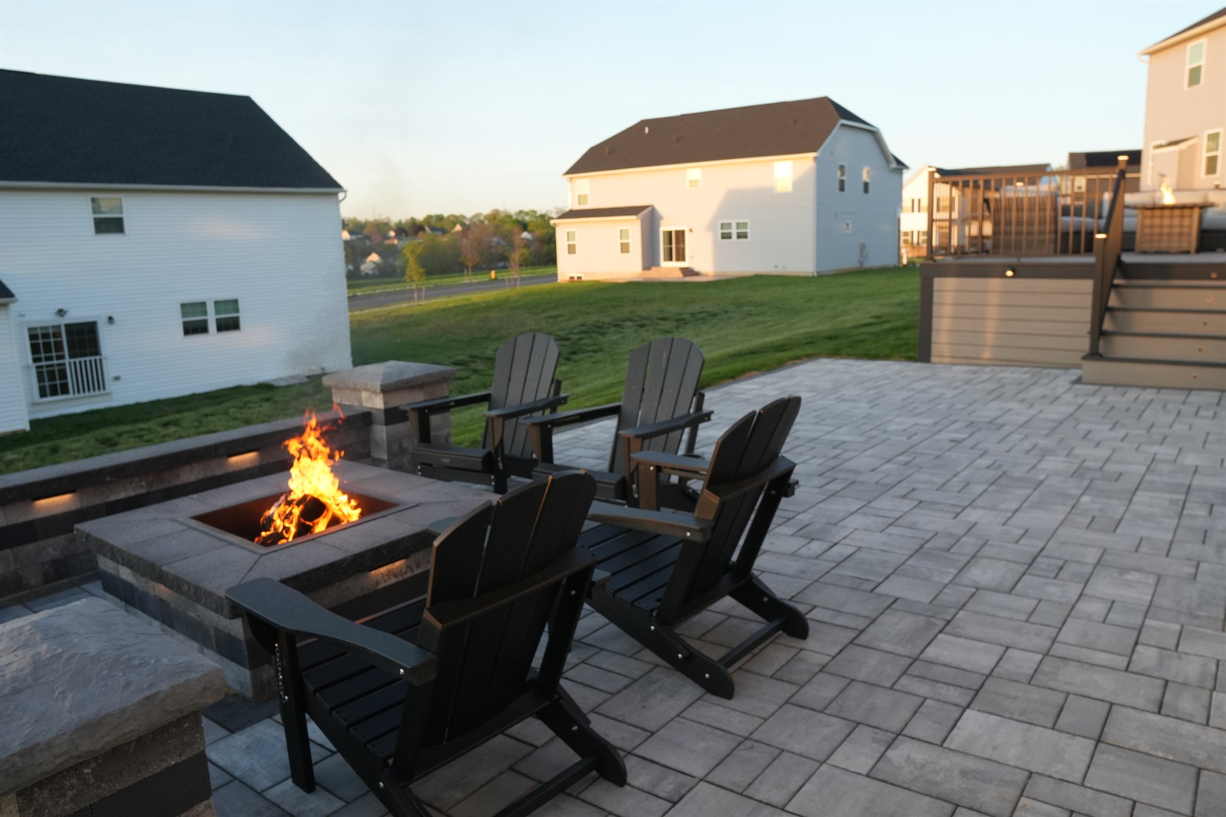 Multi-Level Deck & Patio with Fire Pit - Image 8