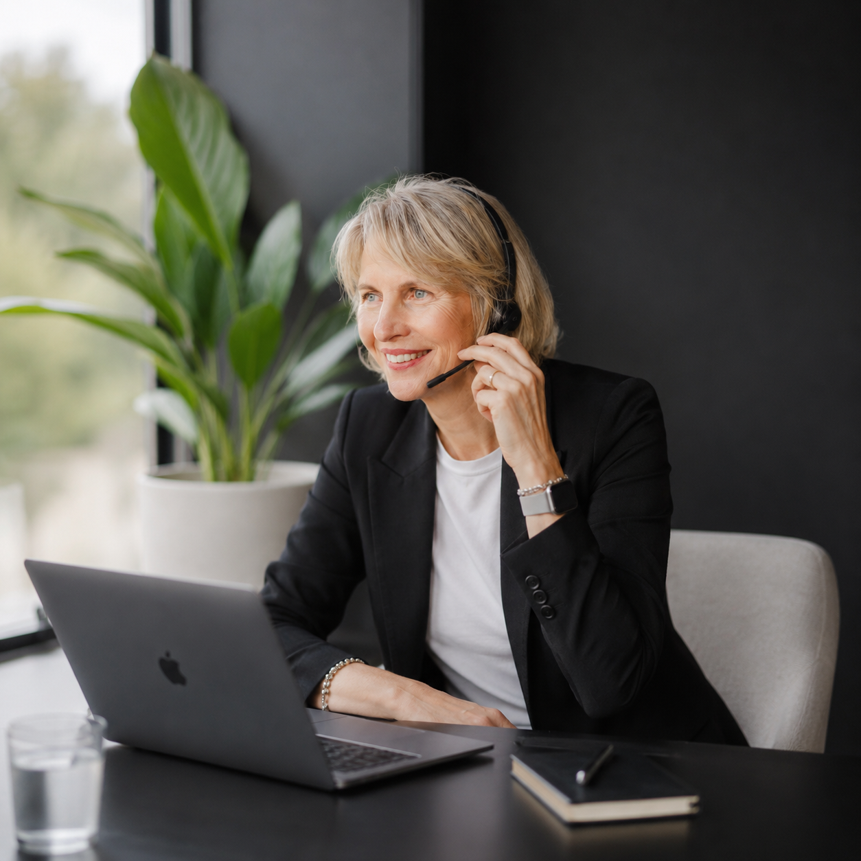 Patricia Willemsen aan het werk