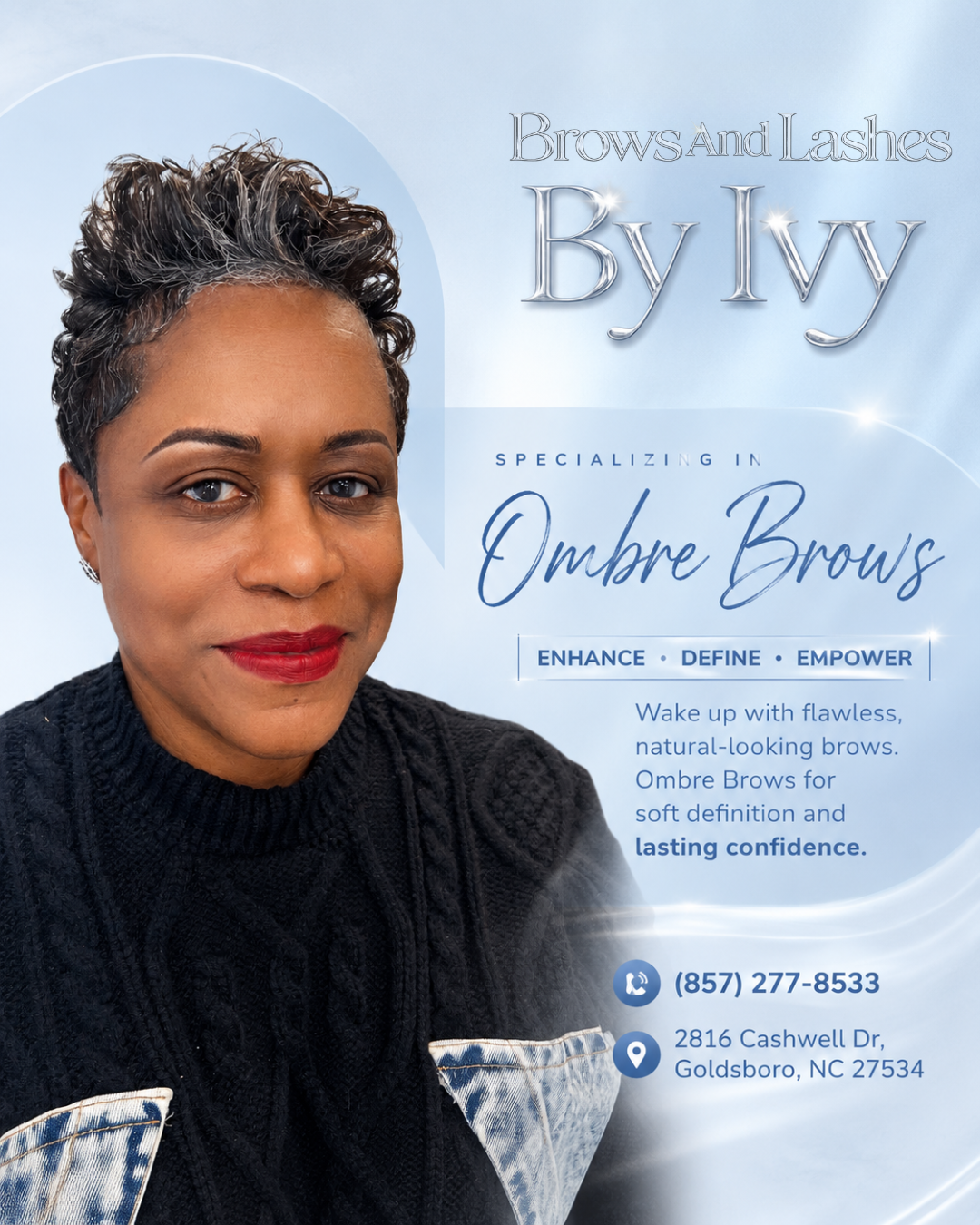 Specializing in ombre brows - enhance, define, empower