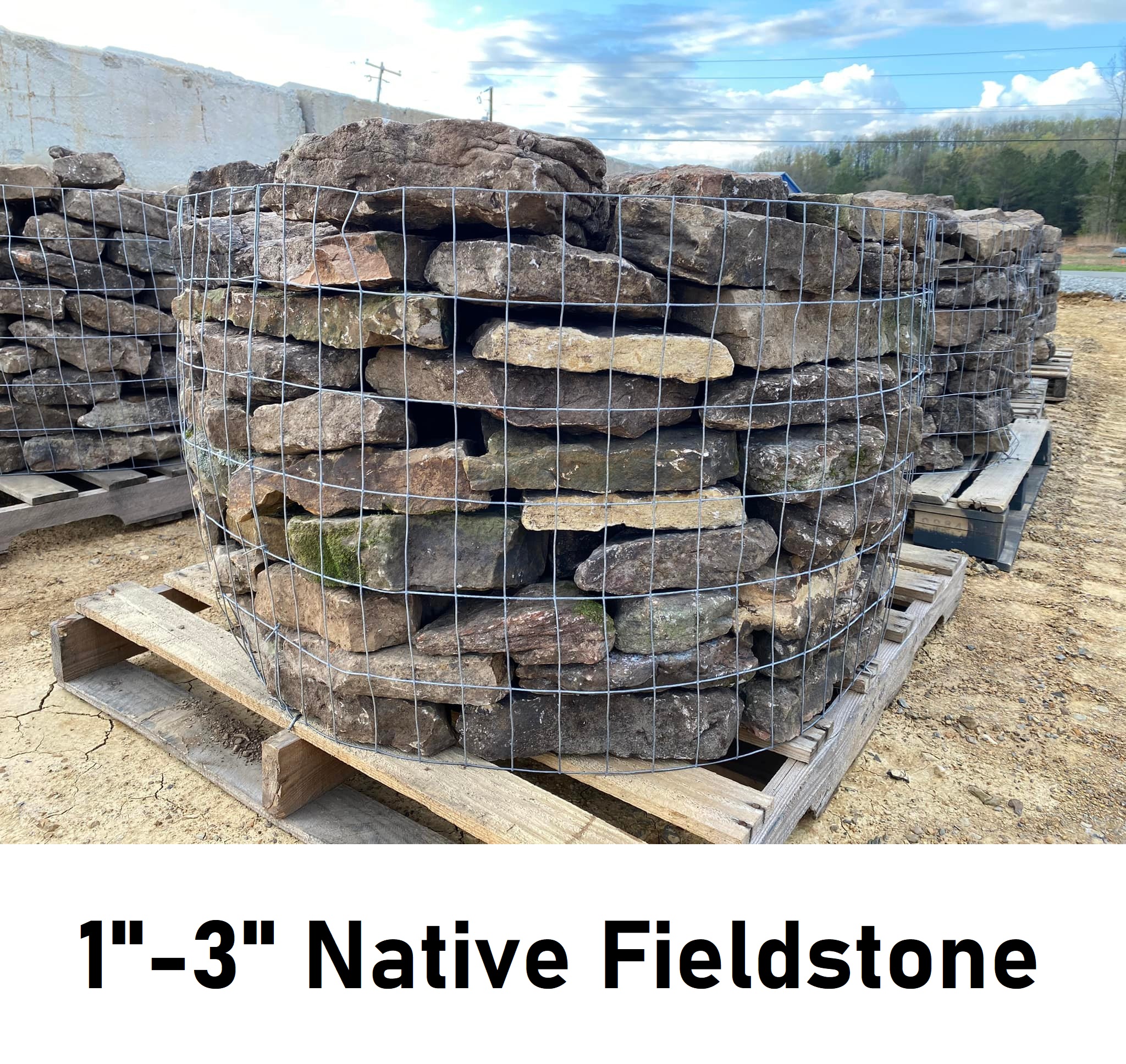 1"-3" Native Fieldstone