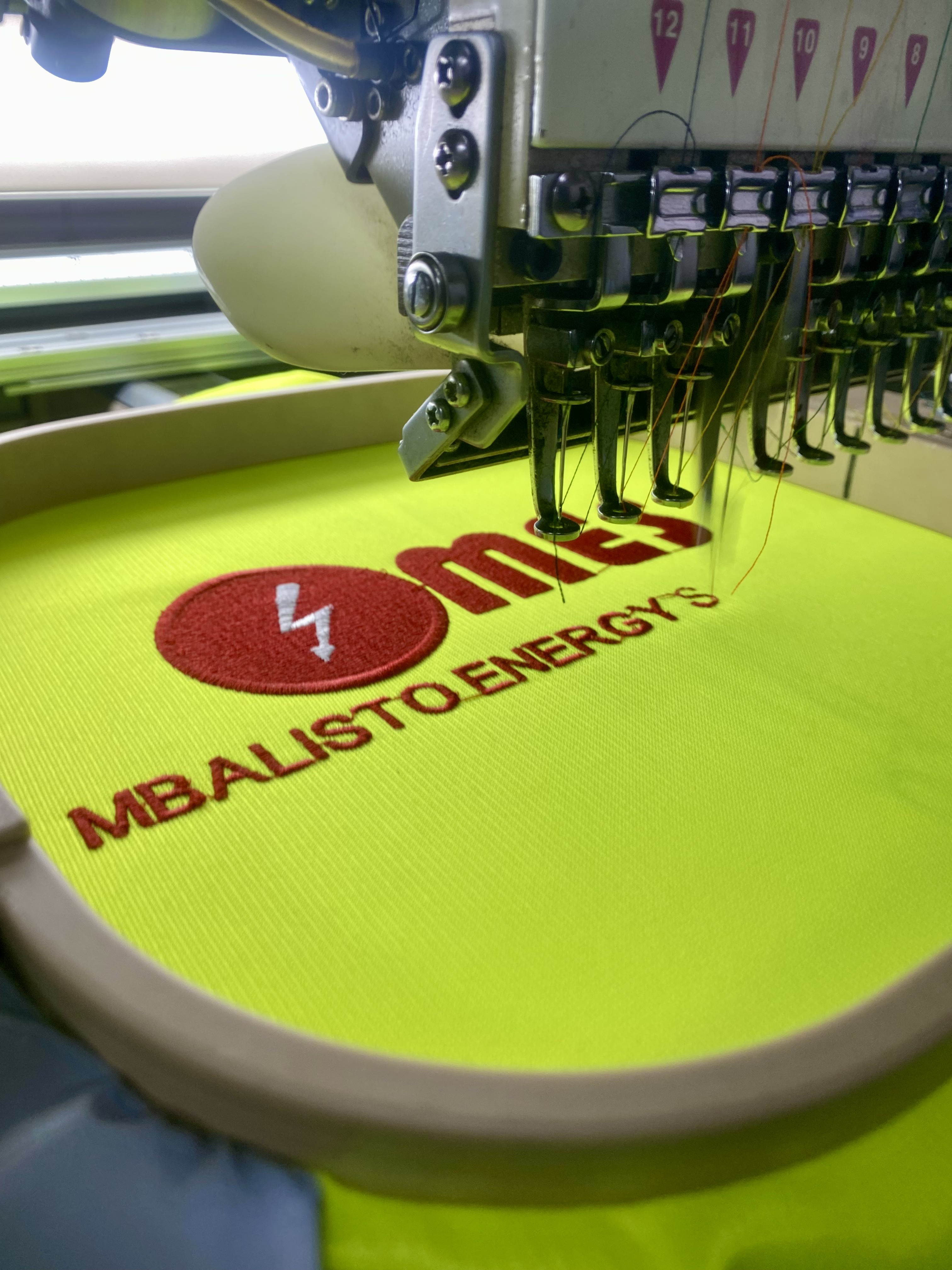 Mbalisto Energy Hi-Vis Embroidery