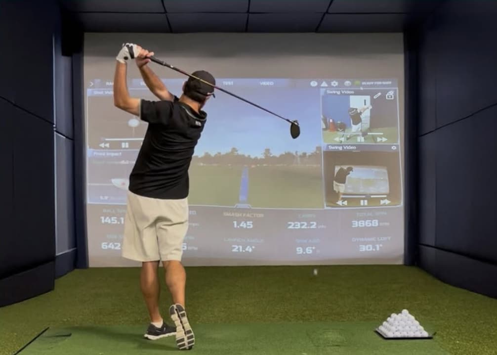 Simulador de golf en Golf LINC