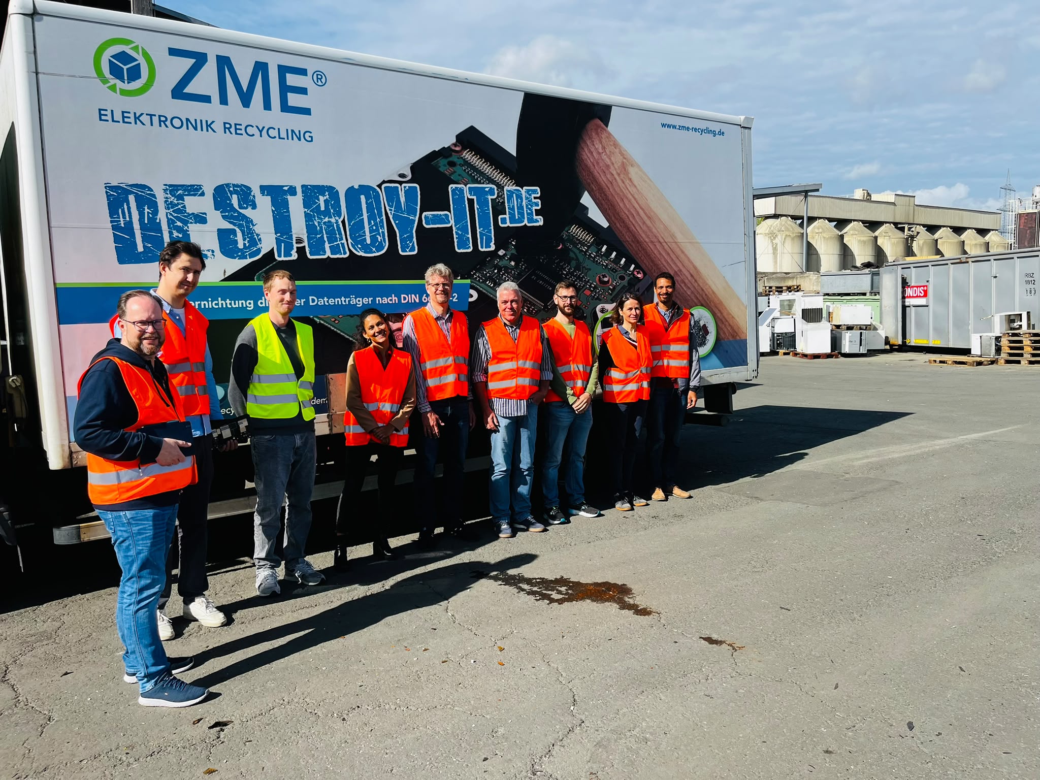 KIBARtronik besucht ZME Recycling
