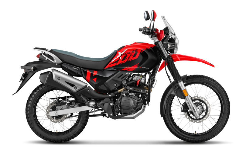 Hero XPulse 200 motorcycle for rent, versatile for on-road cruising and off-road adventures. Affordable bike rentals in Darjeeling for versatile riding.