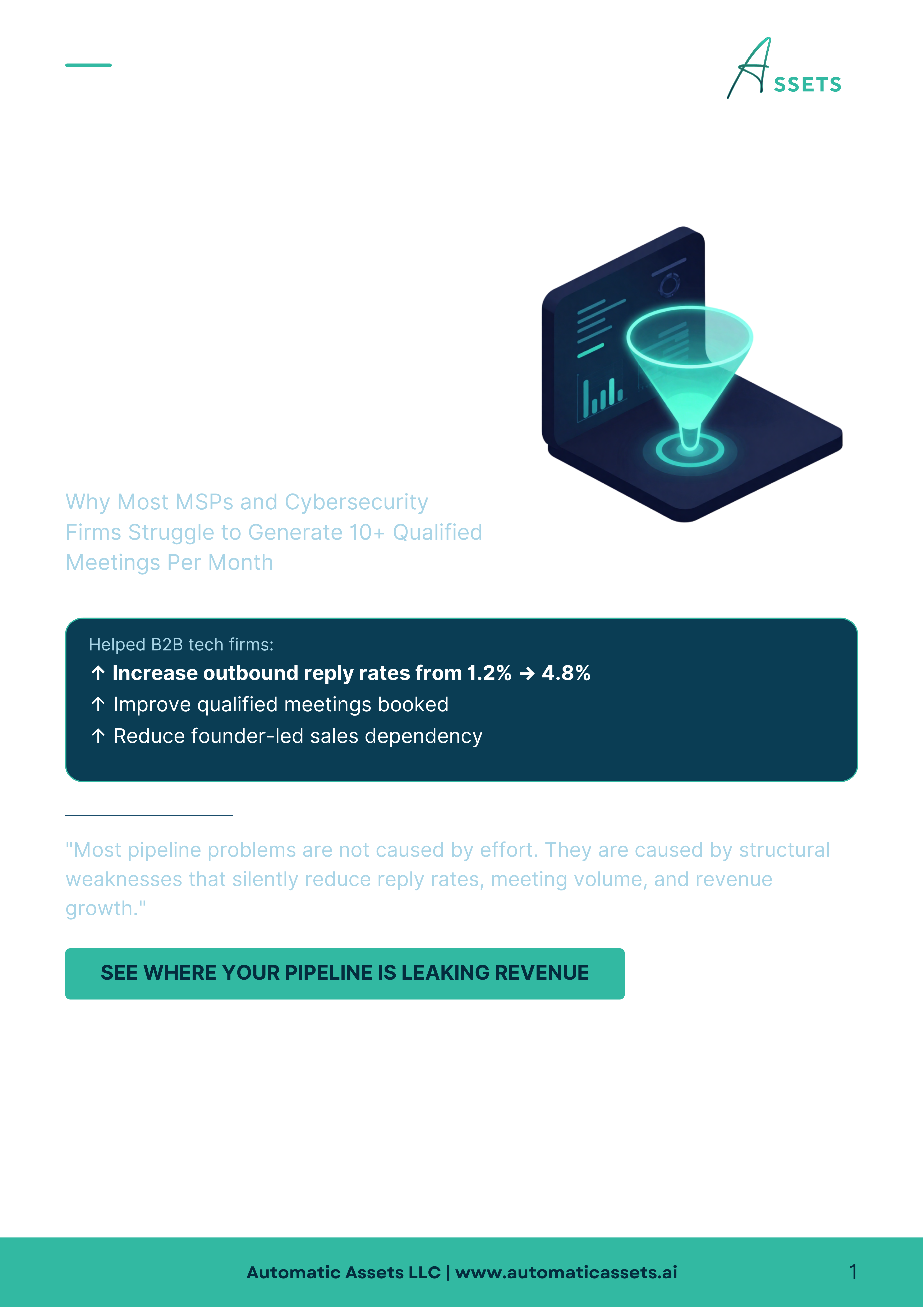 The B2B Pipeline Audit - Cover Page