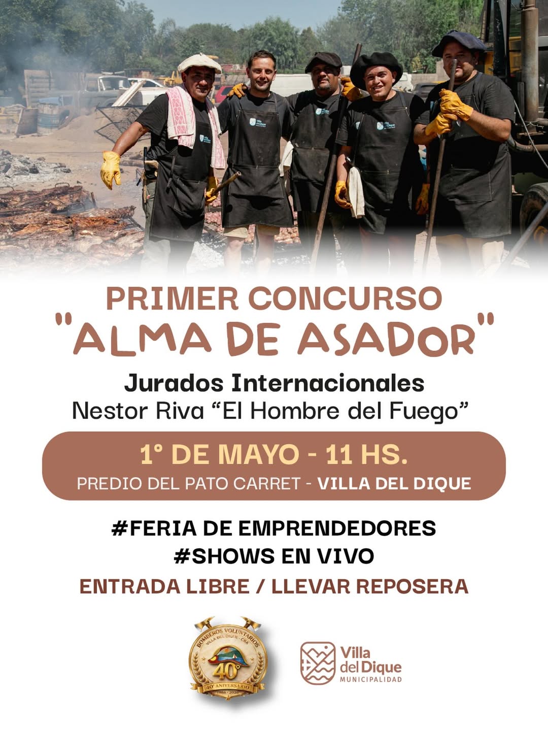 Primer Concurso Alma de Asador - 1 de Mayo en el Centro Cultural Pato Carret