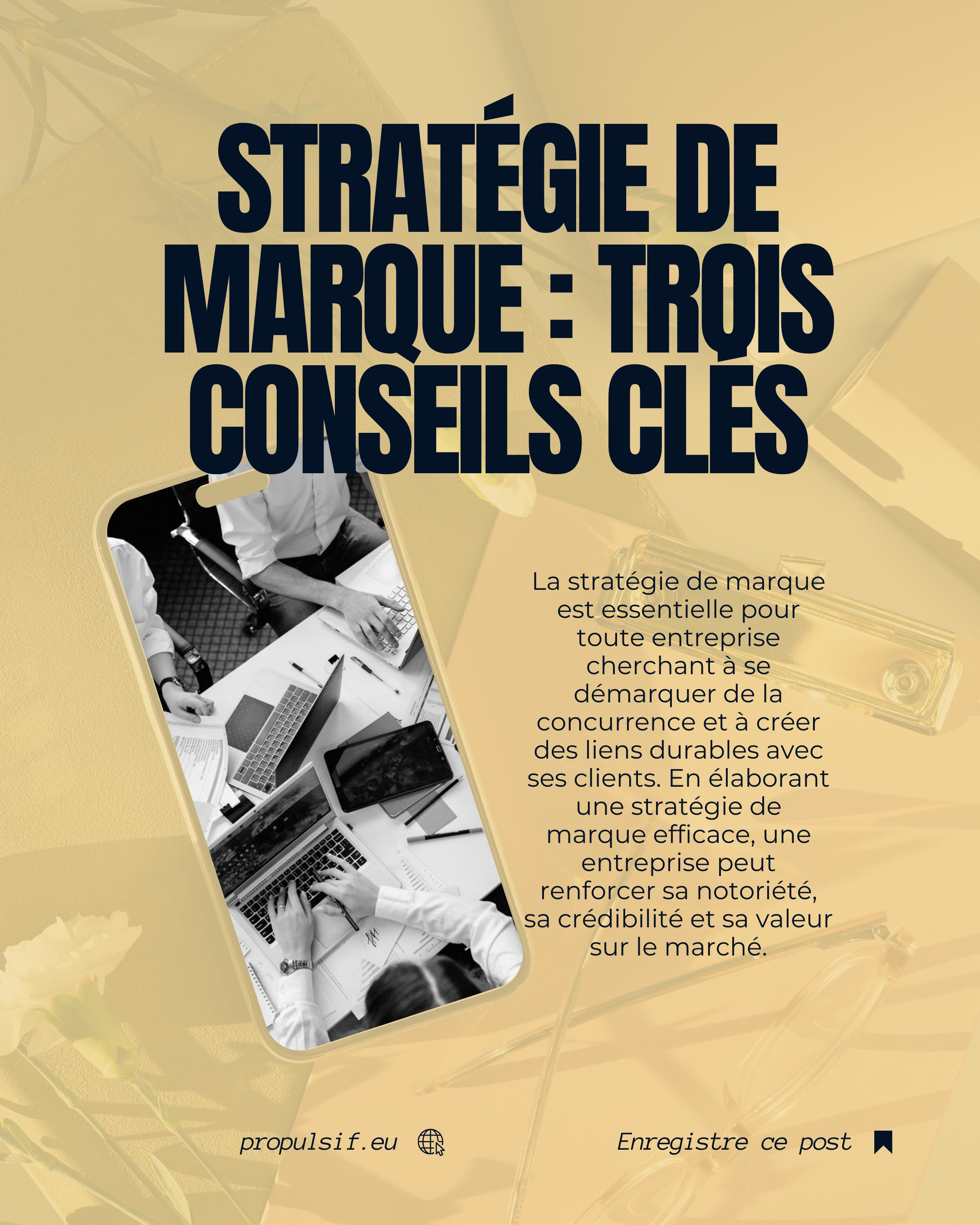 Post éducatif — Stratégie de marque