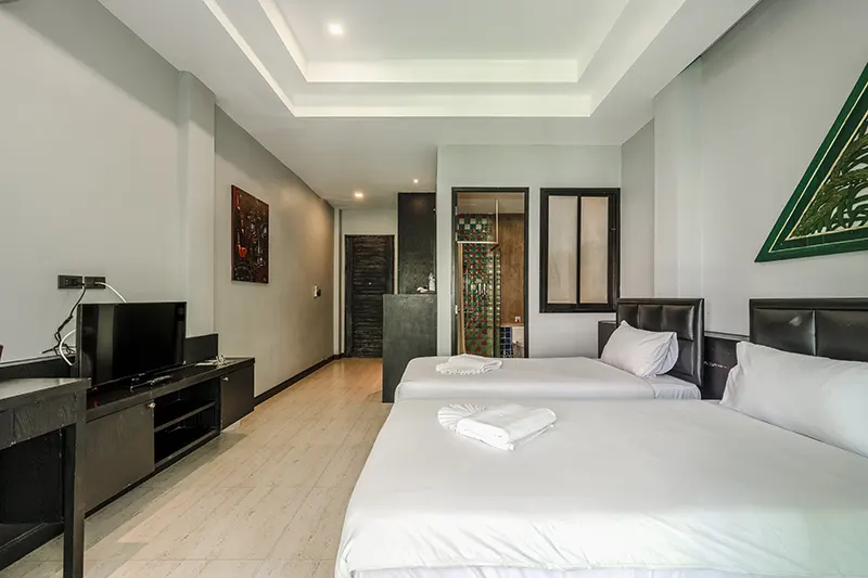 Przestronny pokój twin z łazienką