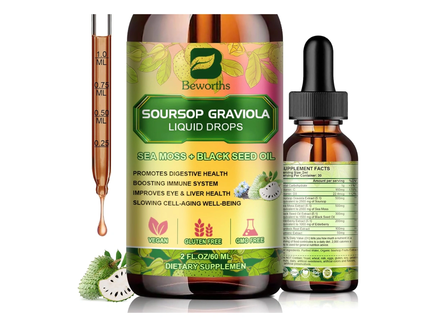 Beworths Soursop Graviola Drops