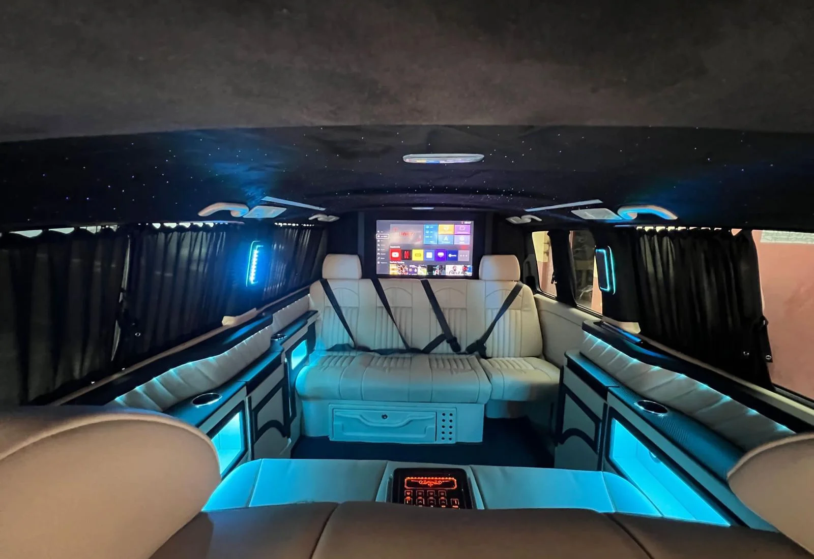 Gold accented luxury interior