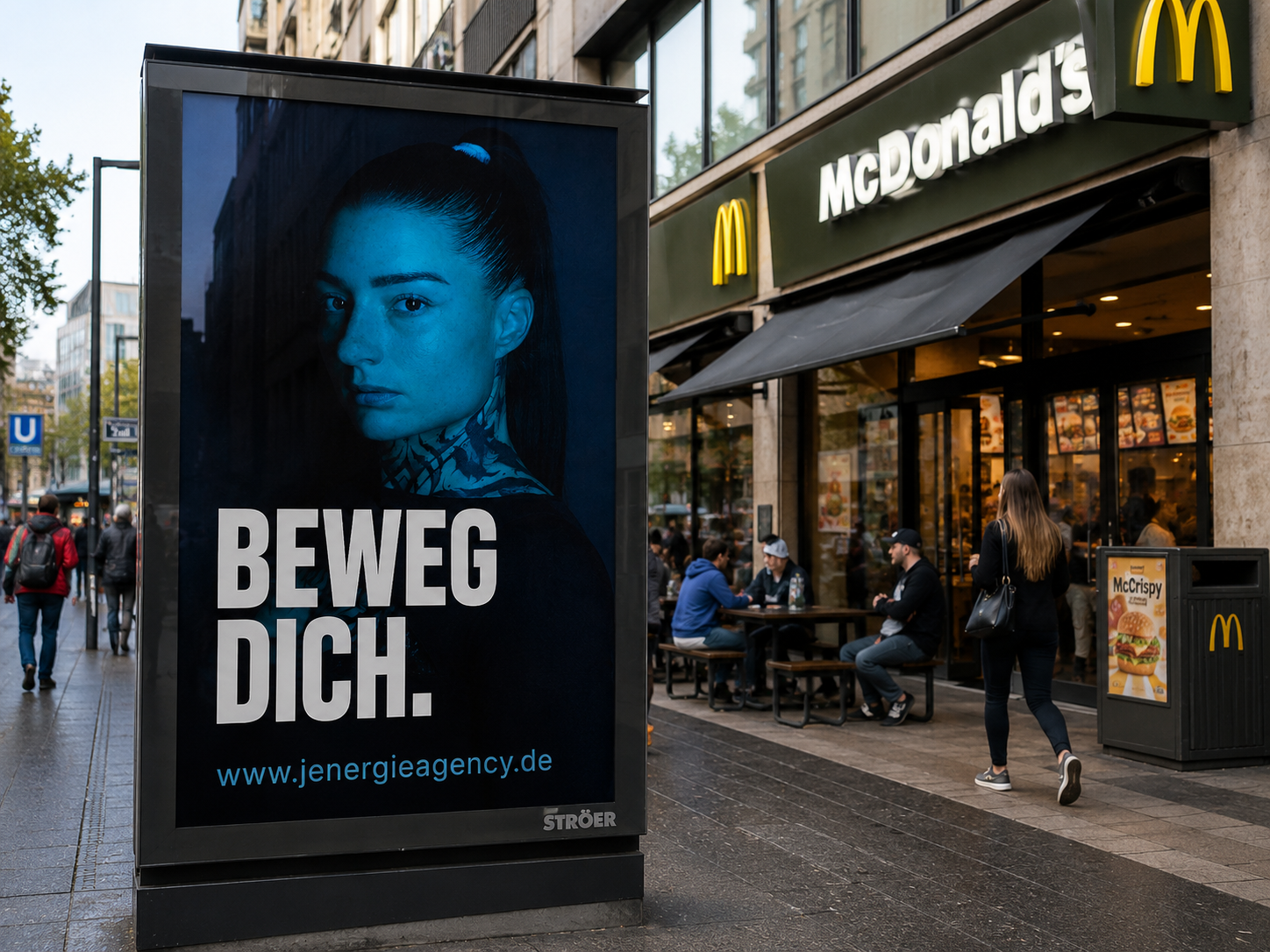 BEWEG DICH. Plakat Frankfurt