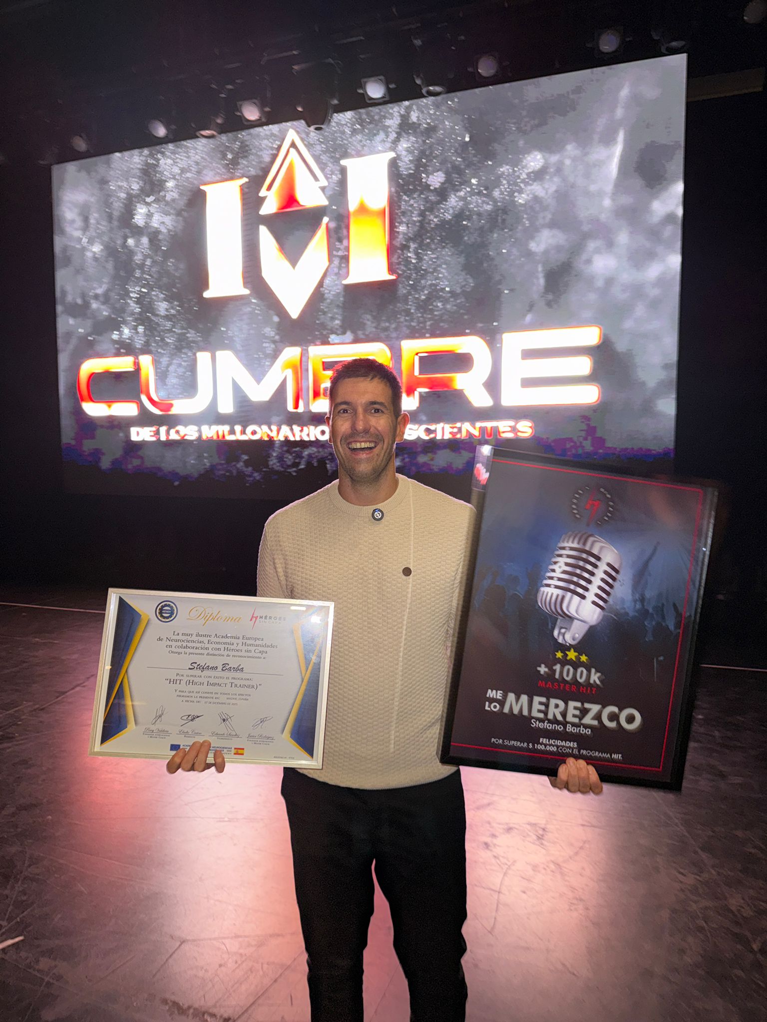 Premiado por superar +100K USD