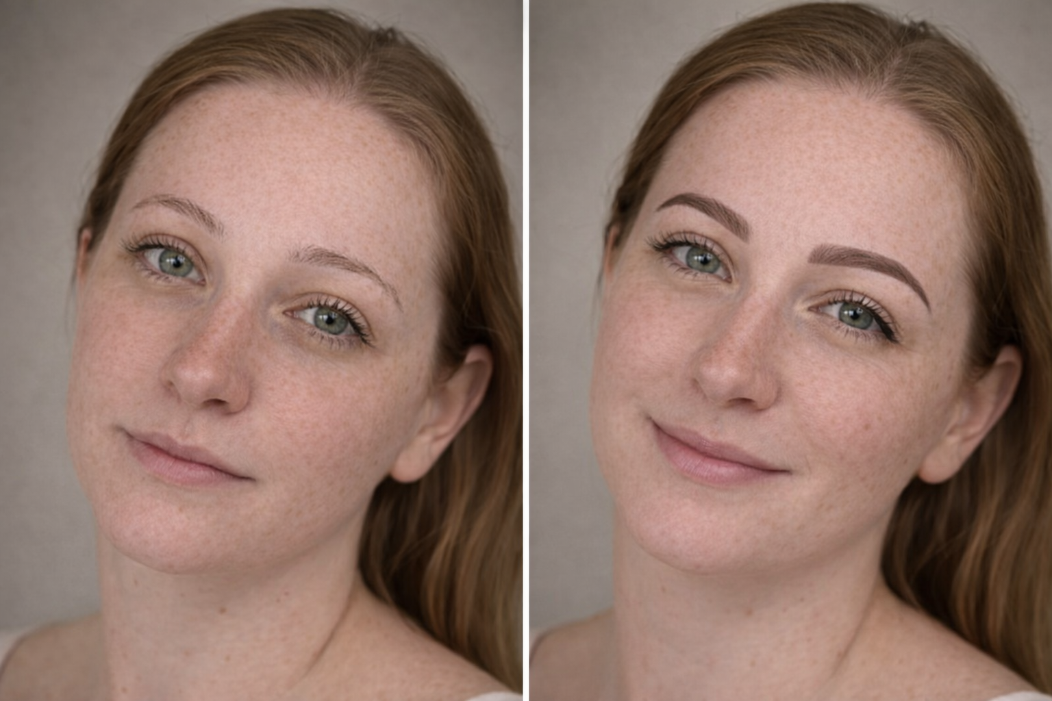 Brow transformation by Megan Permanent Makeup