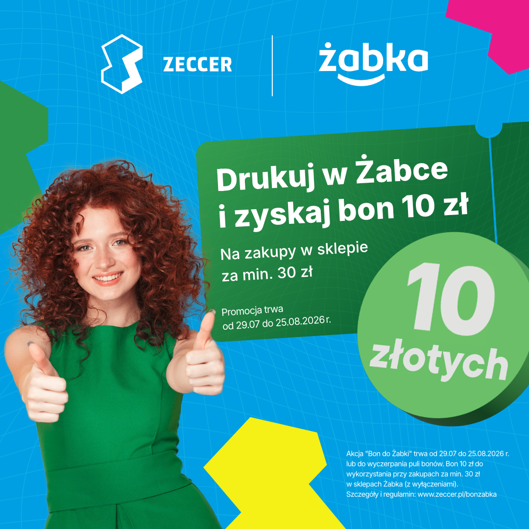 Drukuj w Żabce i zyskaj bon 10 zł