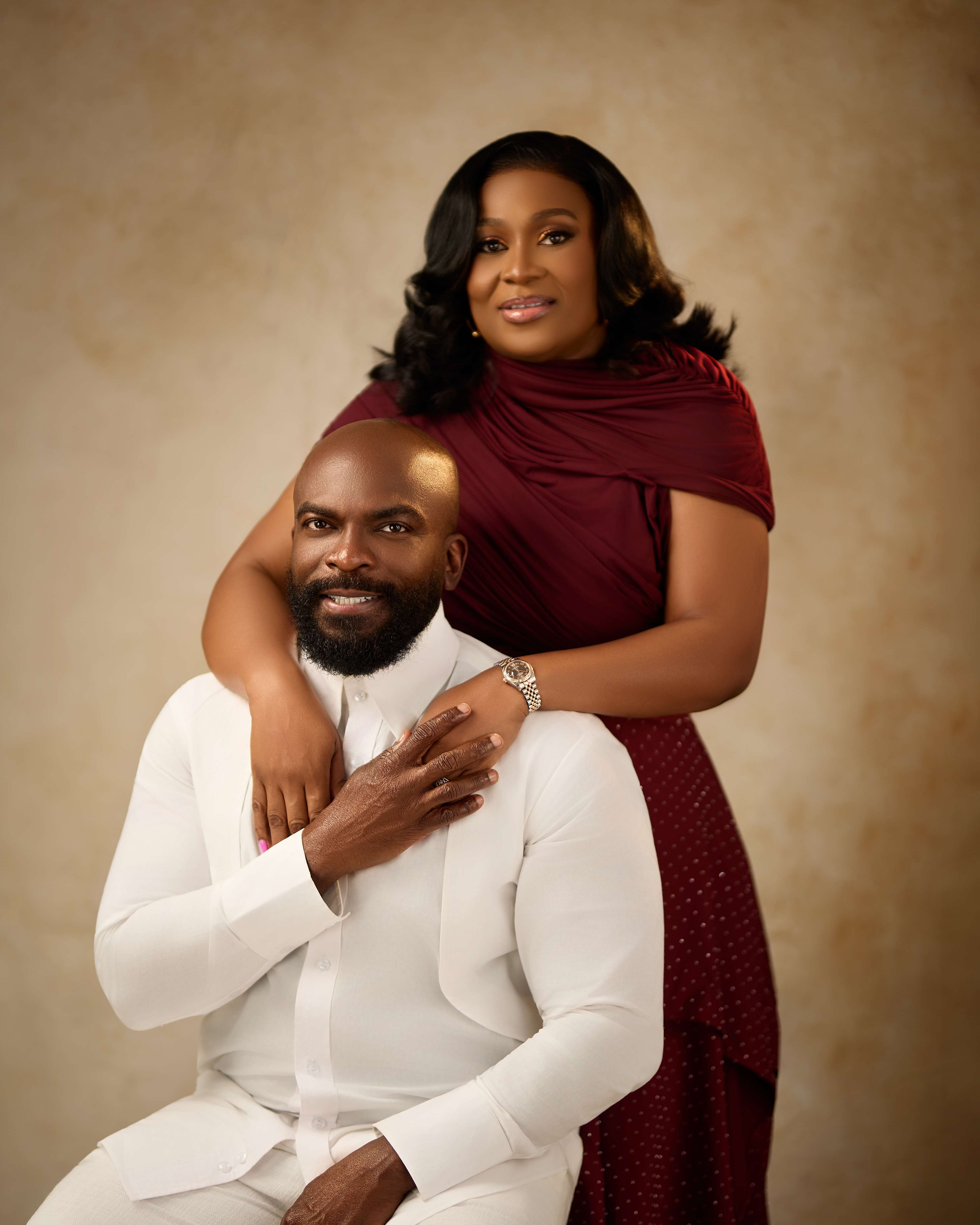 Intimate couple portrait