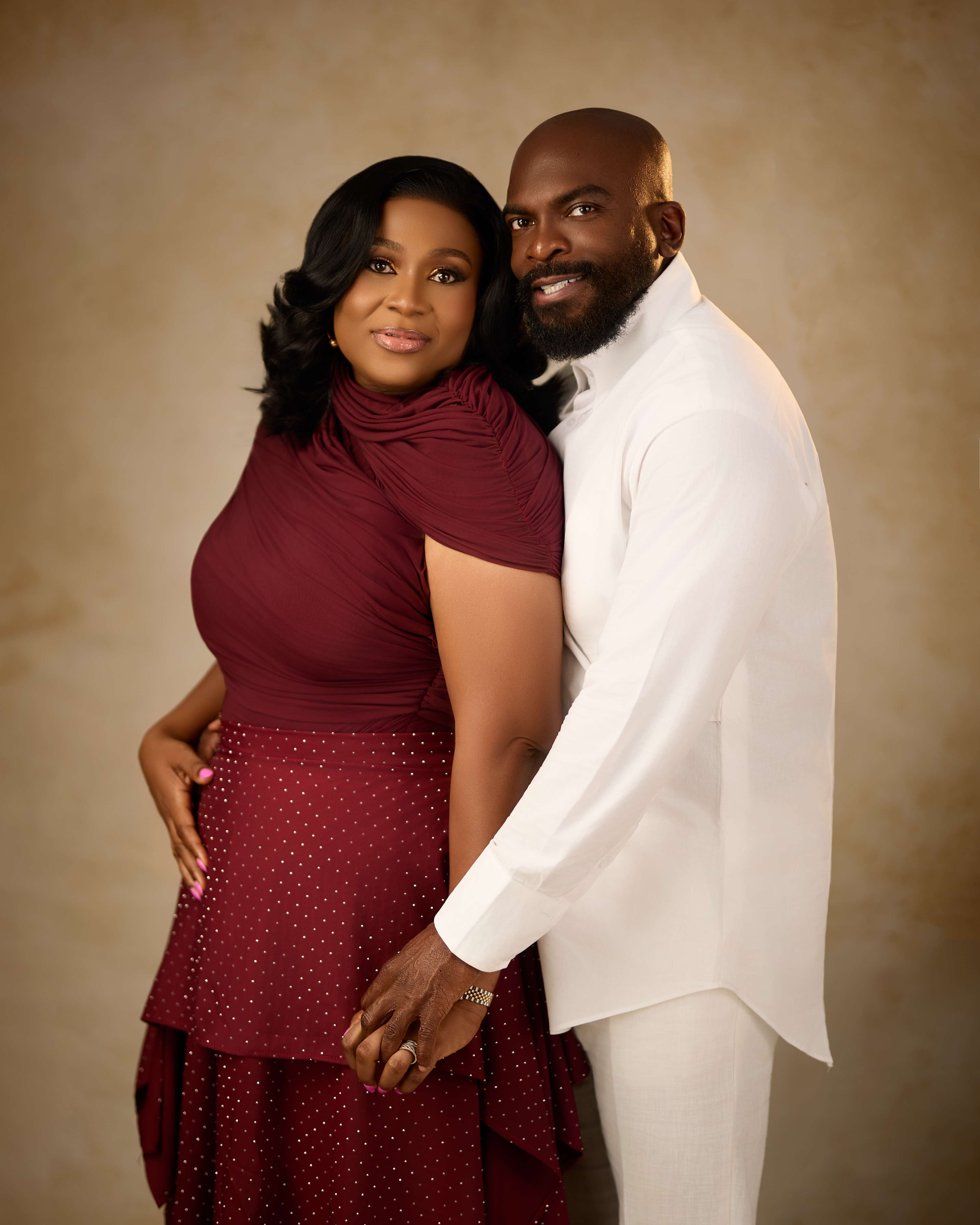 Couple in elegant attire