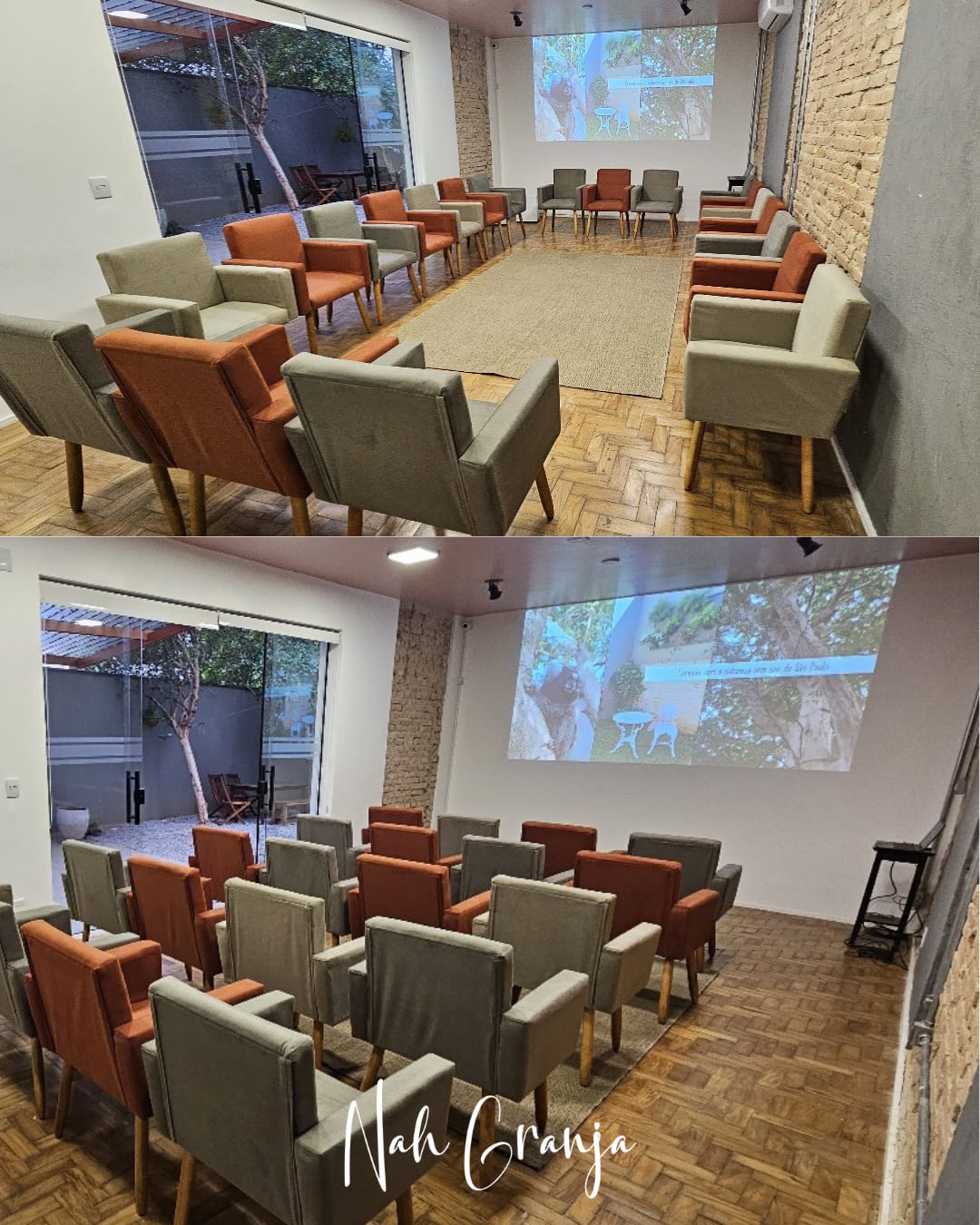 Sala Pitangueiras - Configuração com poltronas