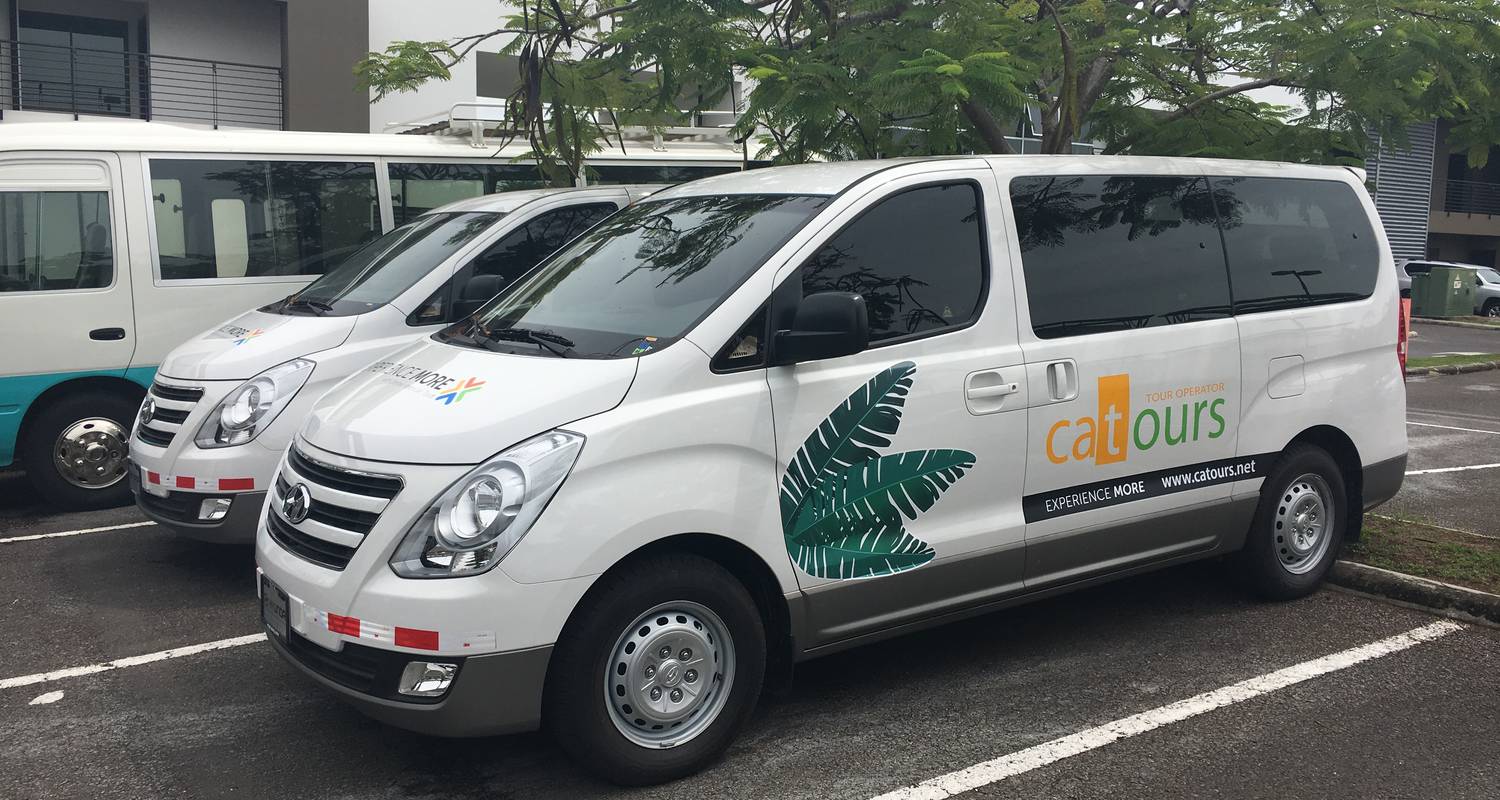 CATours private transfer van ready for departure