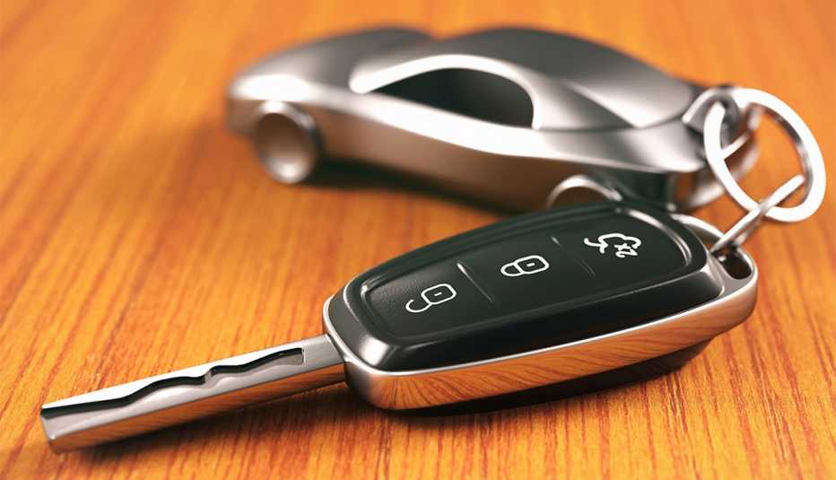 Modern car key fob