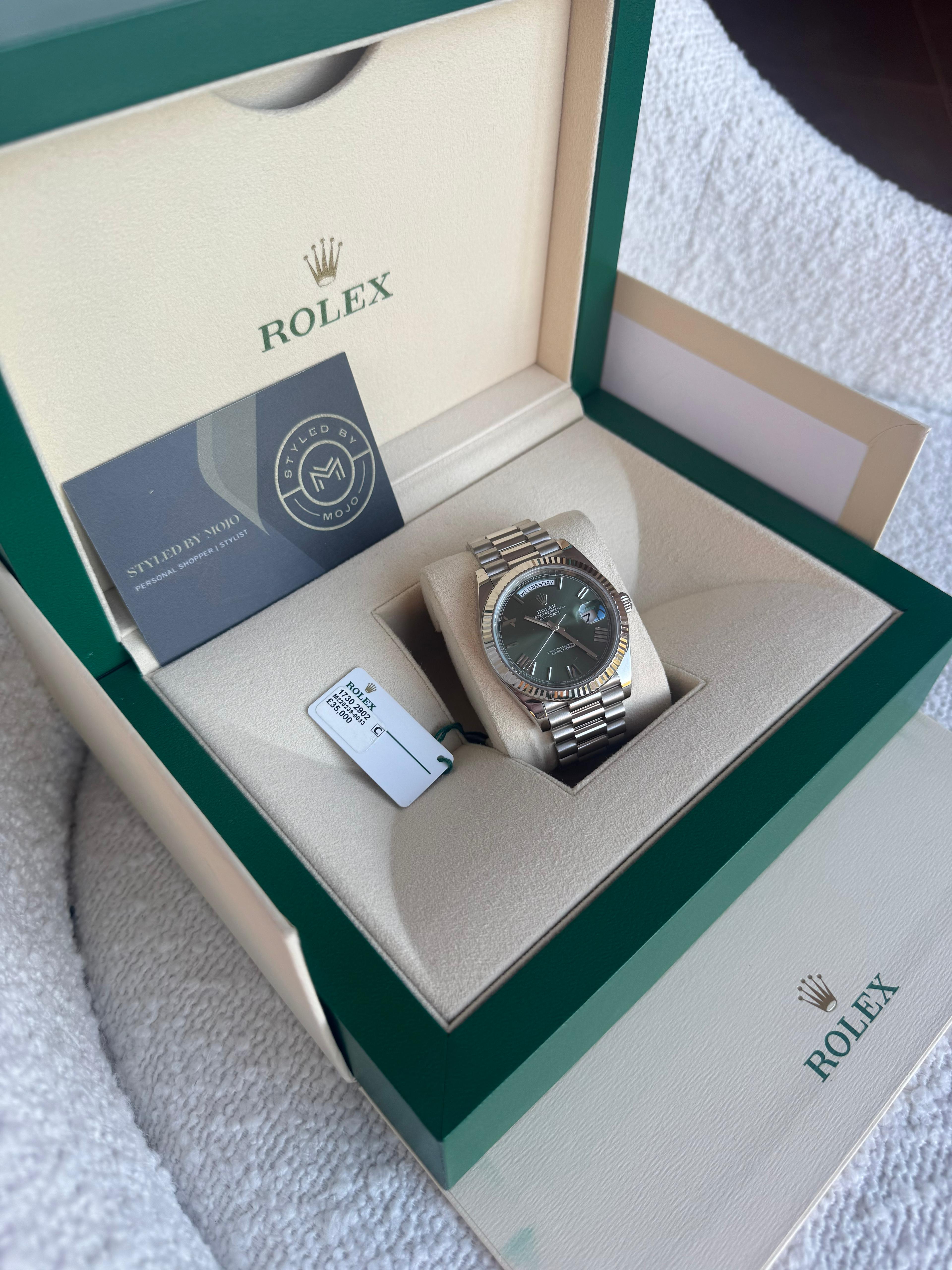 Luxury timepiece presented for private sourcing