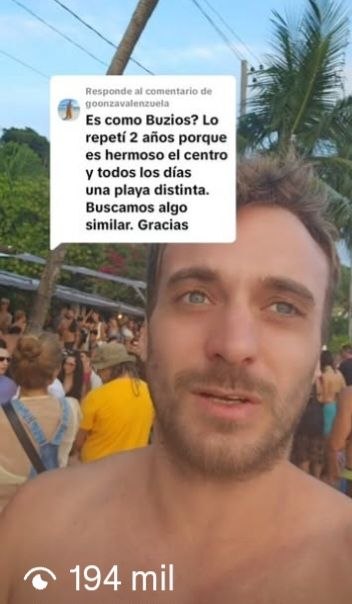 Reel viral: es como Buzios