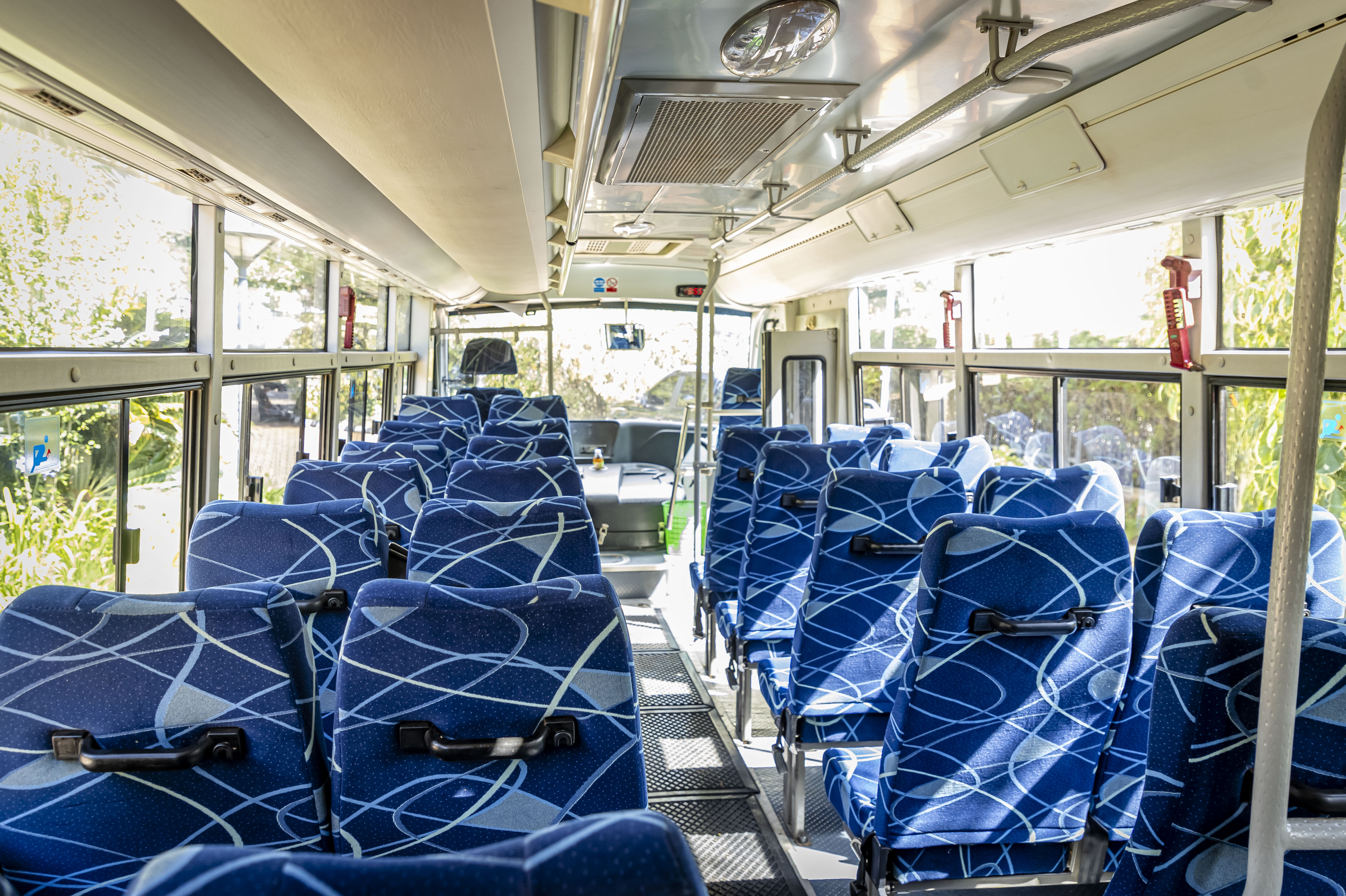 Coaster Bus interior 2
