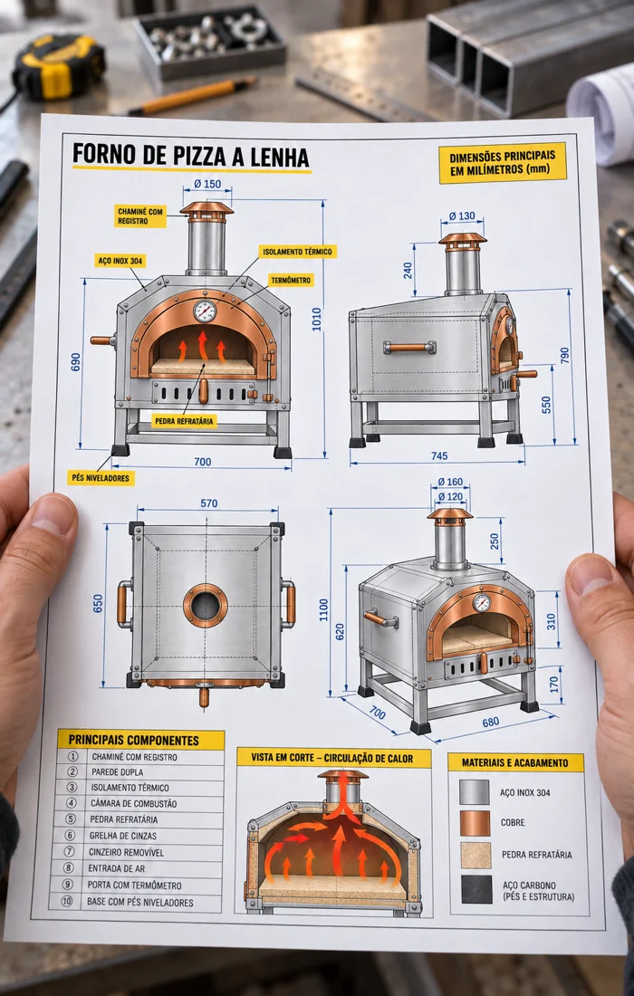 Manual técnico do forno
