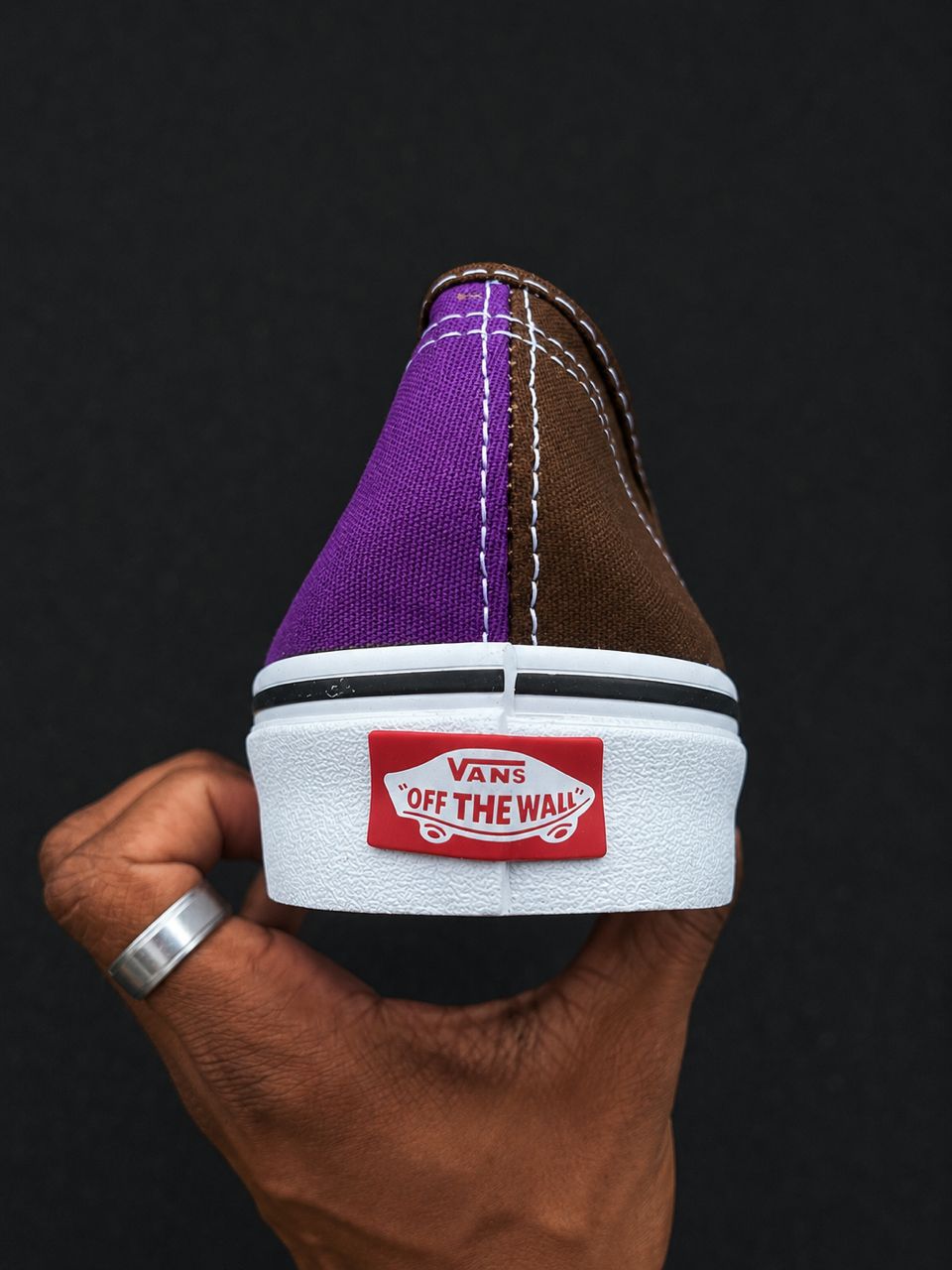 Vans Authentic Multicolore Purple Navy - Vue 4
