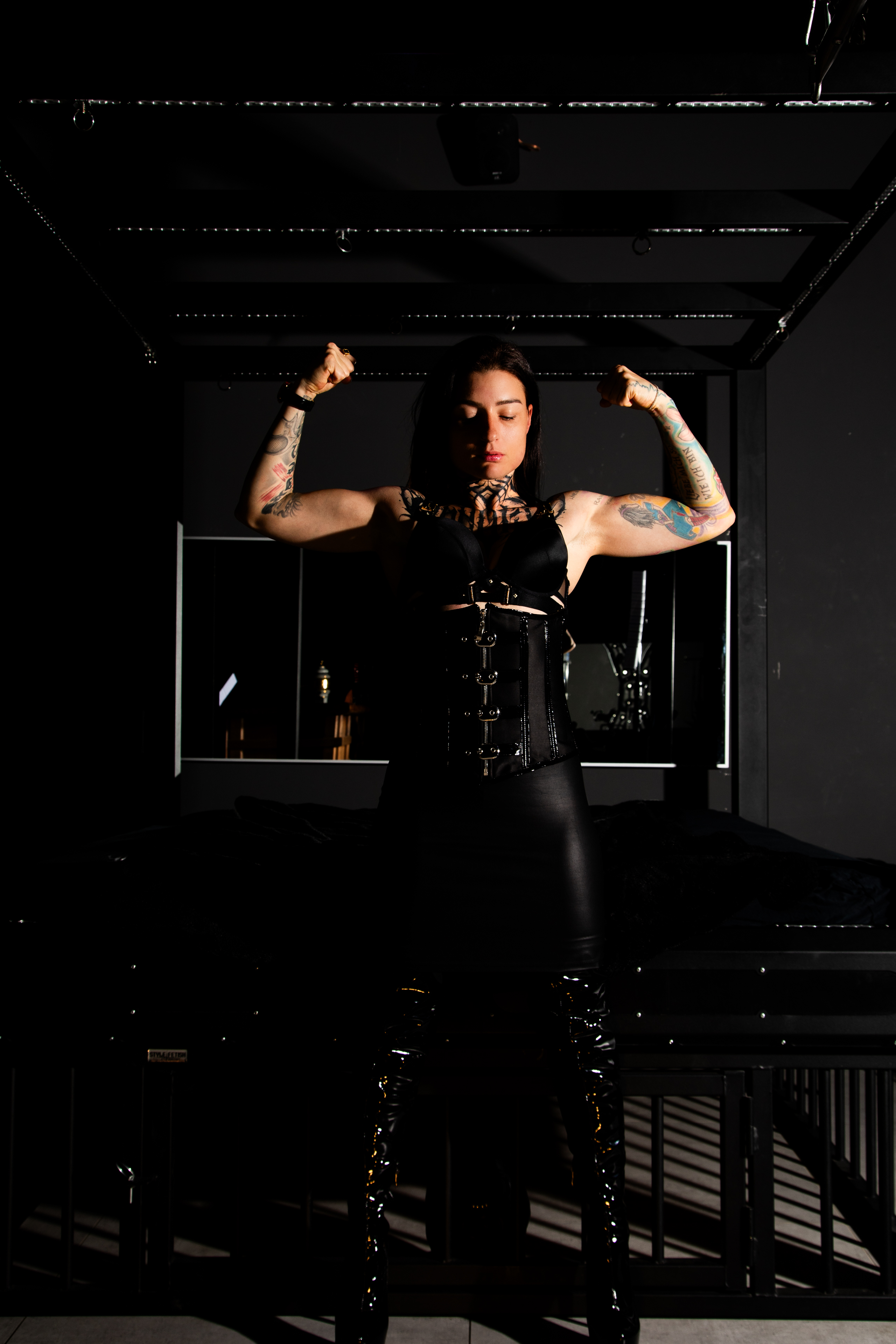 Drill Instructor - Studio Flexing Korset Stiefel