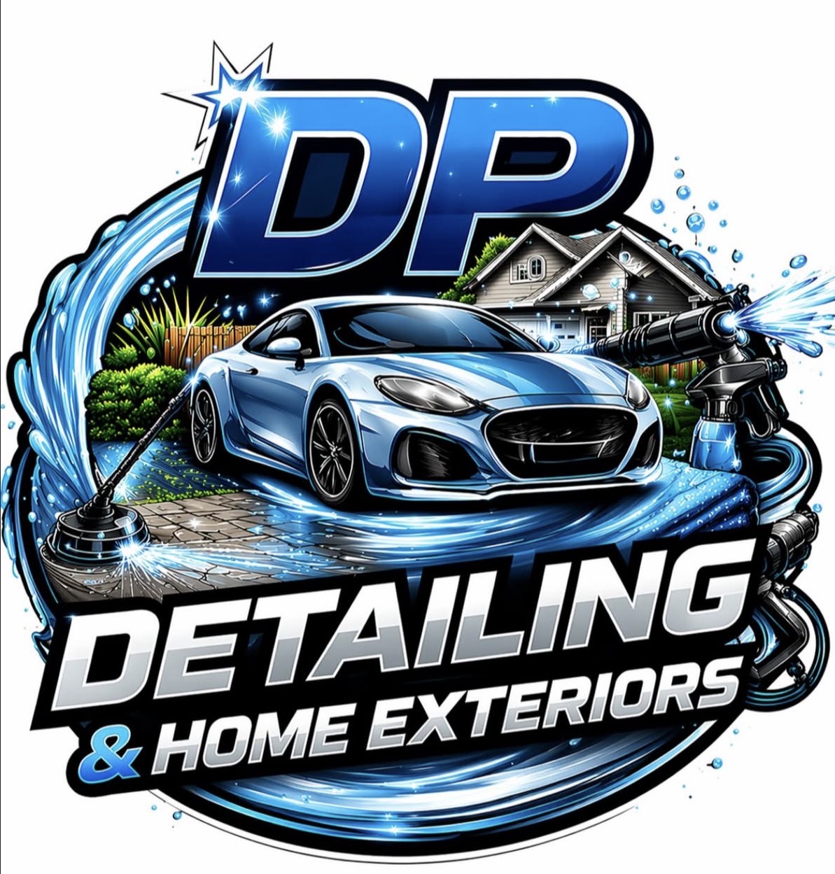 DP Detailing & Home Exteriors Logo