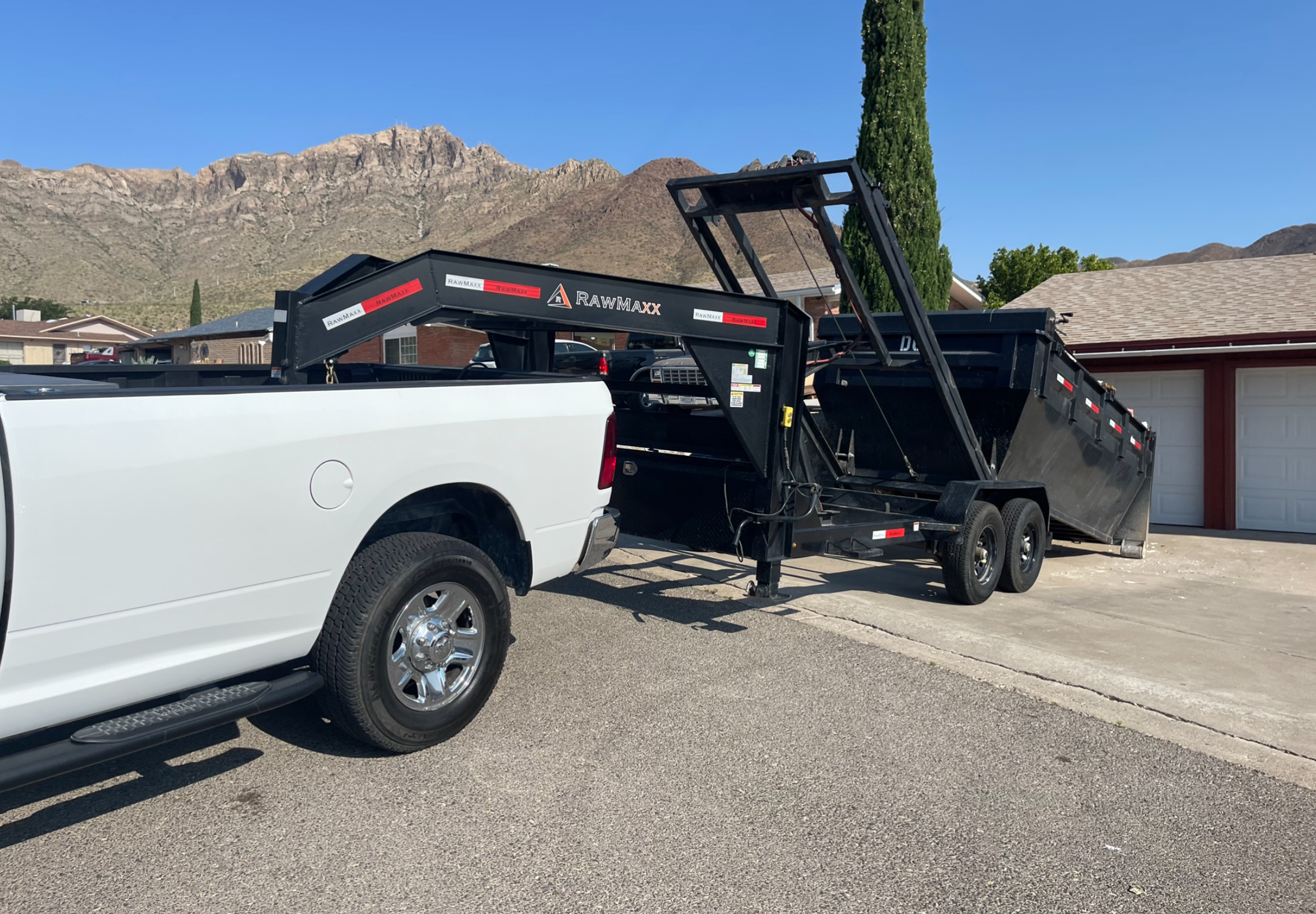 RawMaxx roll-off dumpsters deployed in El Paso